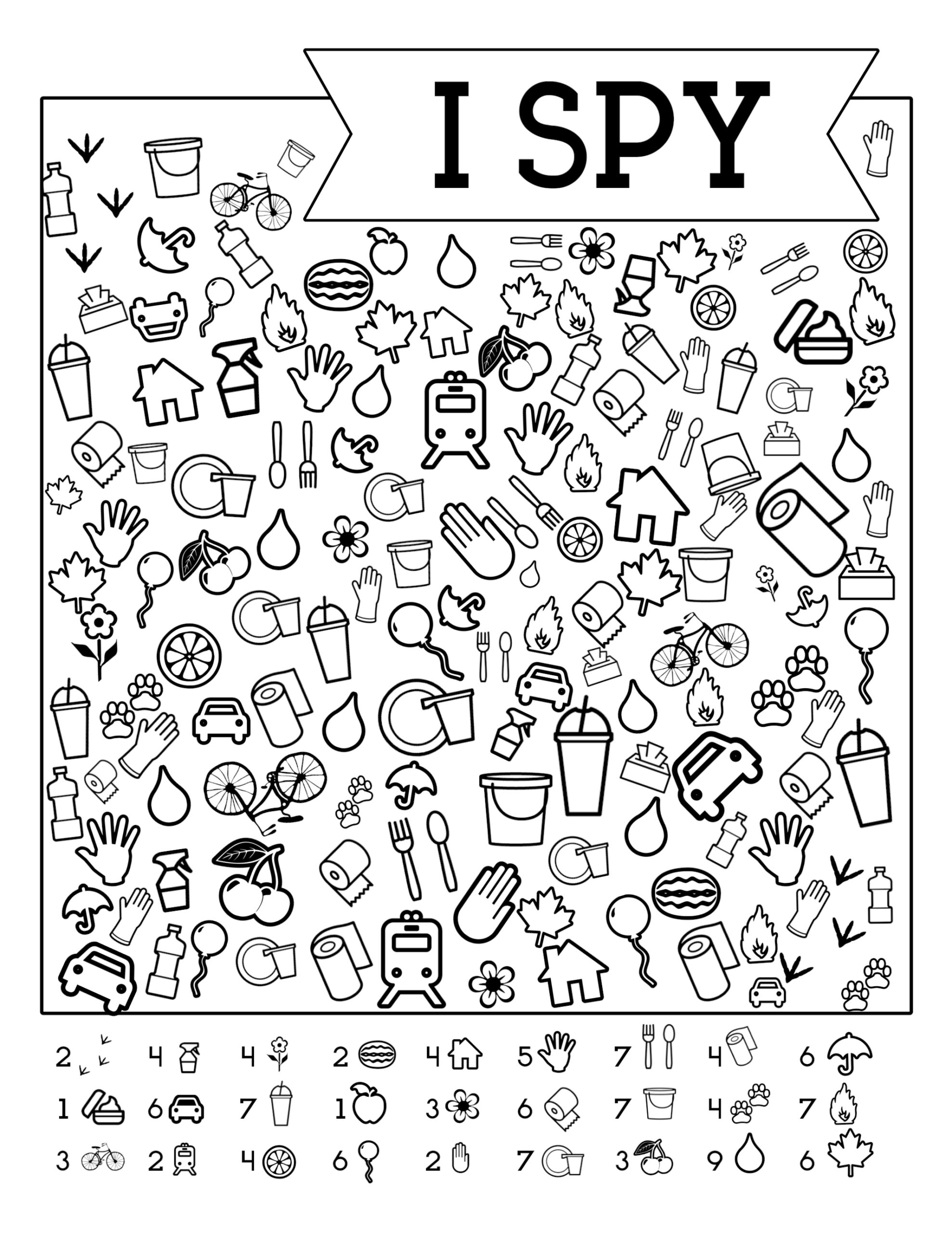 Fun I-Spy Coloring Sheets For Your Child - Cultivate Bhe within Hidden Object I Spy Printables For Adults