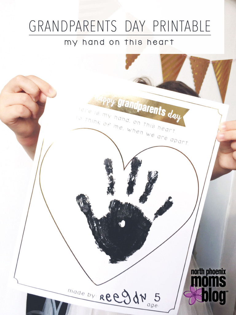 Grandparents Day Printable - My Hand On This Heart throughout Free Printables For Grandparents Day