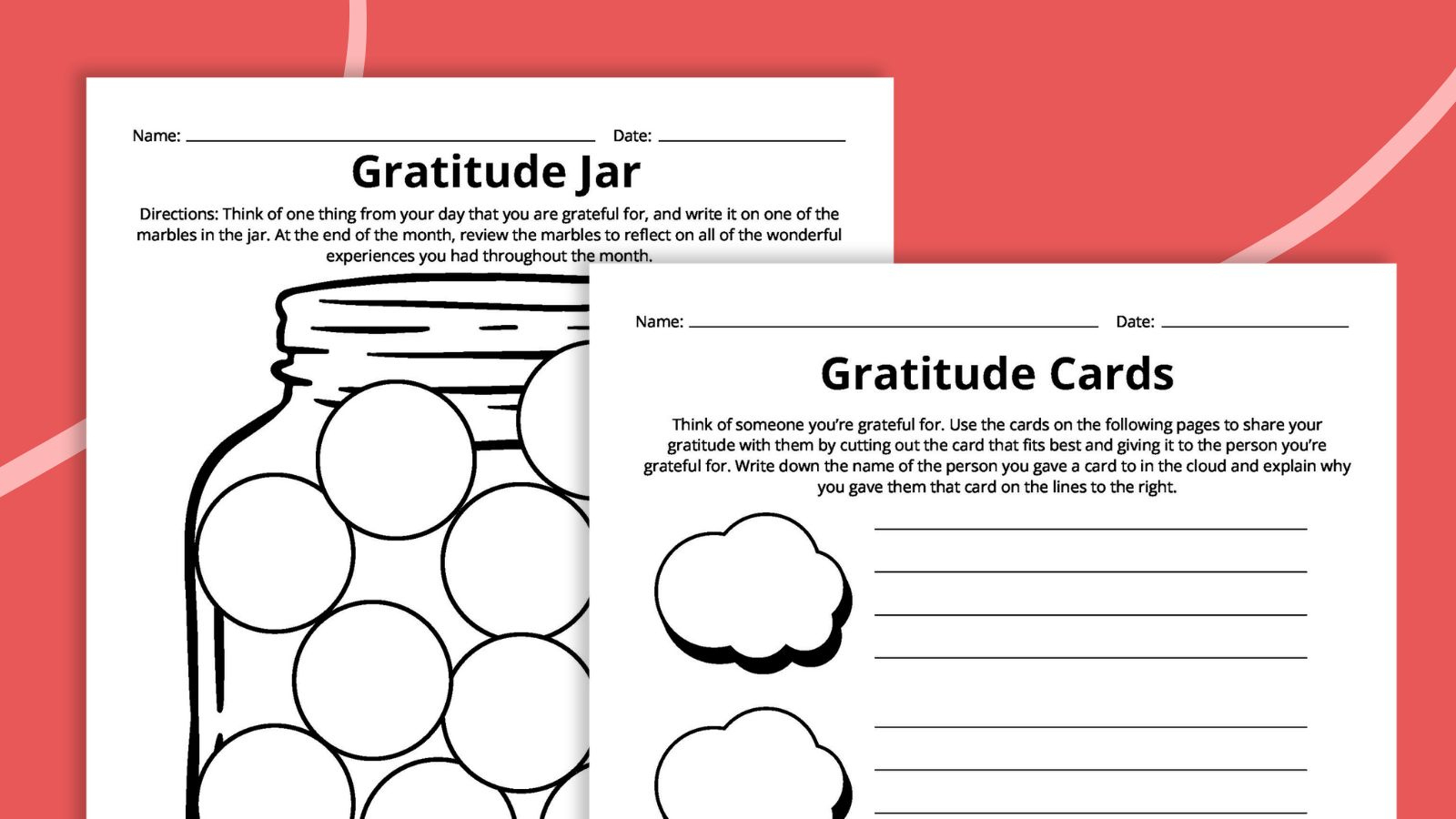 Gratitude Worksheets (Free Printables) with regard to Free Printable Gratitude Worksheets