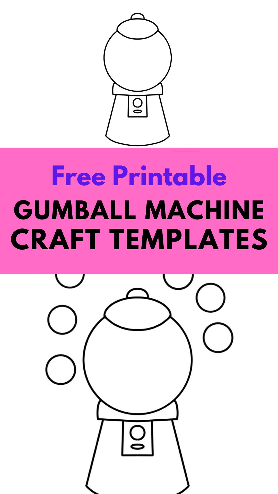 Gumball Machine Free Printable Activity - throughout Gumball Machine Printable Free Download