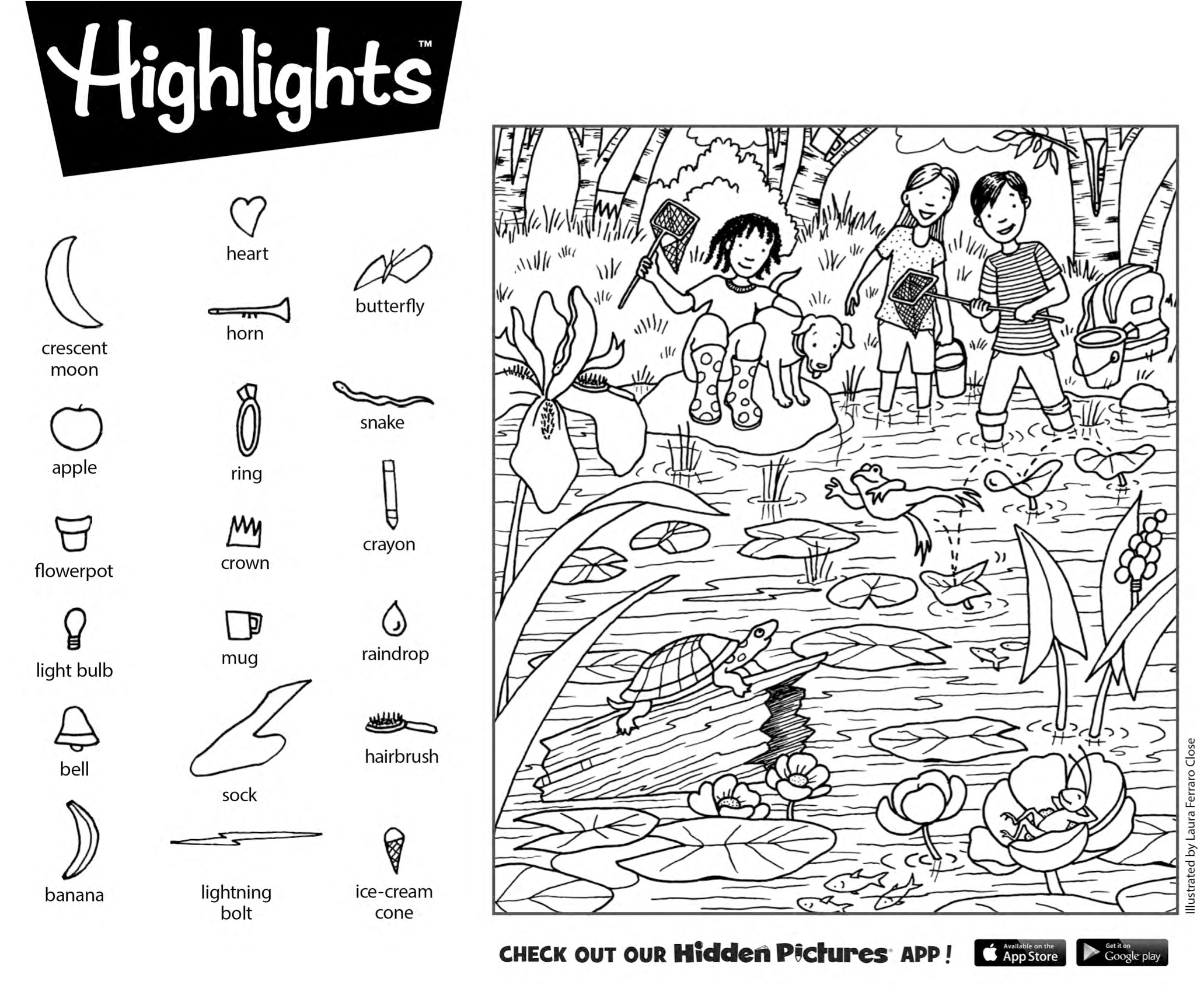 Highlights For Children - Wheres The ?? Solve This Hidden within Free Printable Highlights Hidden Pictures