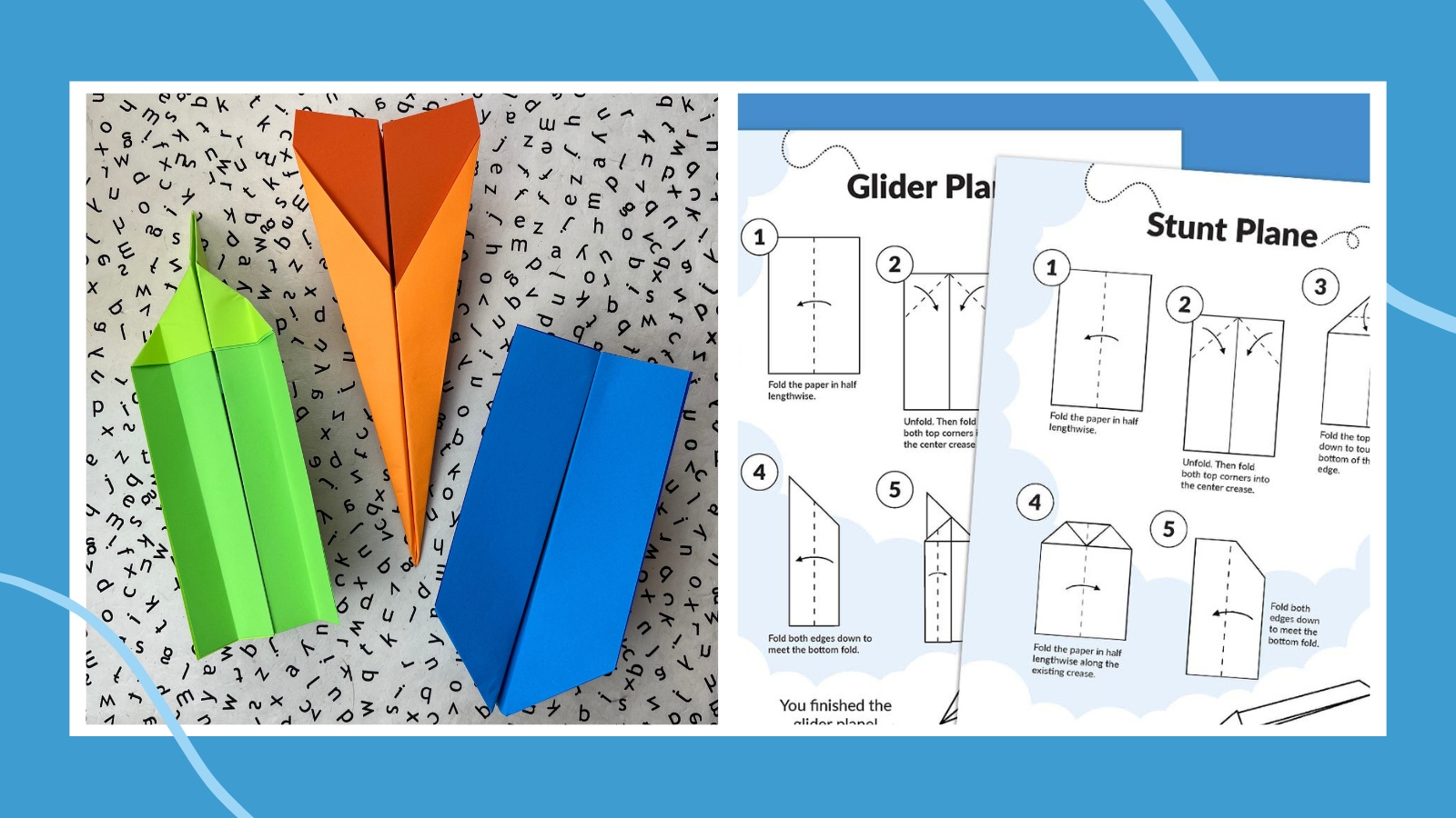 How To Make Paper Airplanes (Free Printable) for Paper Airplanes Templates Free Printables