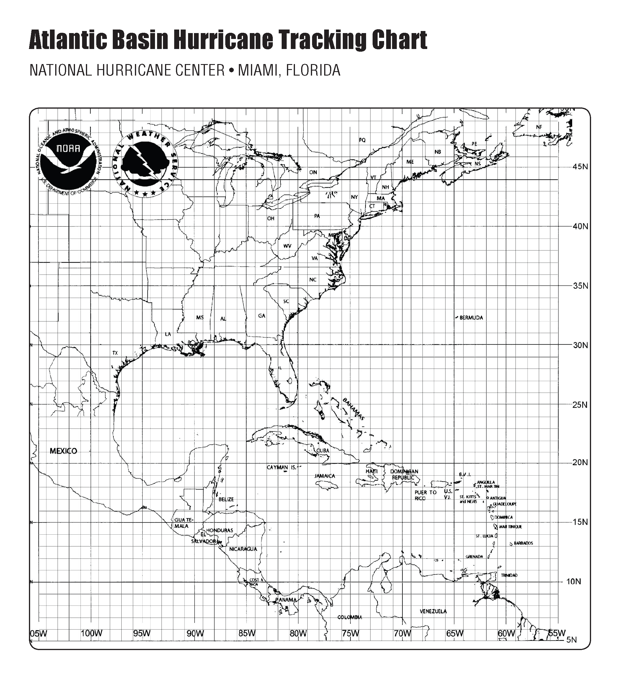 Hurricane Tracking Map - Worksheets Library for Printable Hurricane Tracking Map Gulf Of Mexico