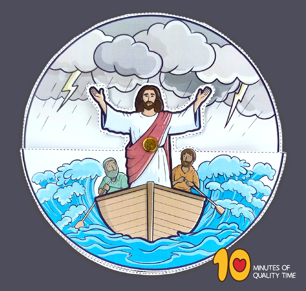 Jesus Calms The Storm Craft – 10 Minutes Of Quality Time inside Printable Jesus Calms The Storm Craft