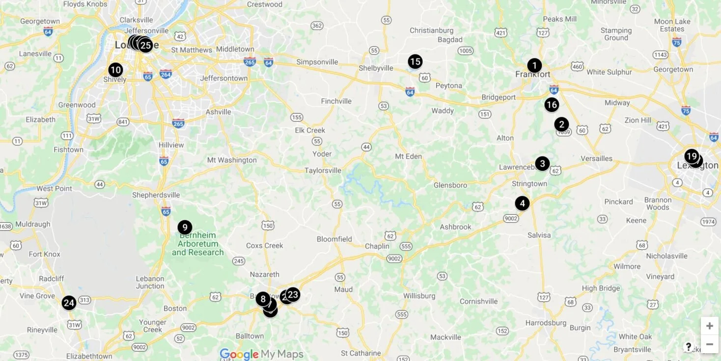 Kentucky Bourbon Trail — Chambers Bay Distillery — Land Crafted regarding Pdf Printable Kentucky Bourbon Trail Map