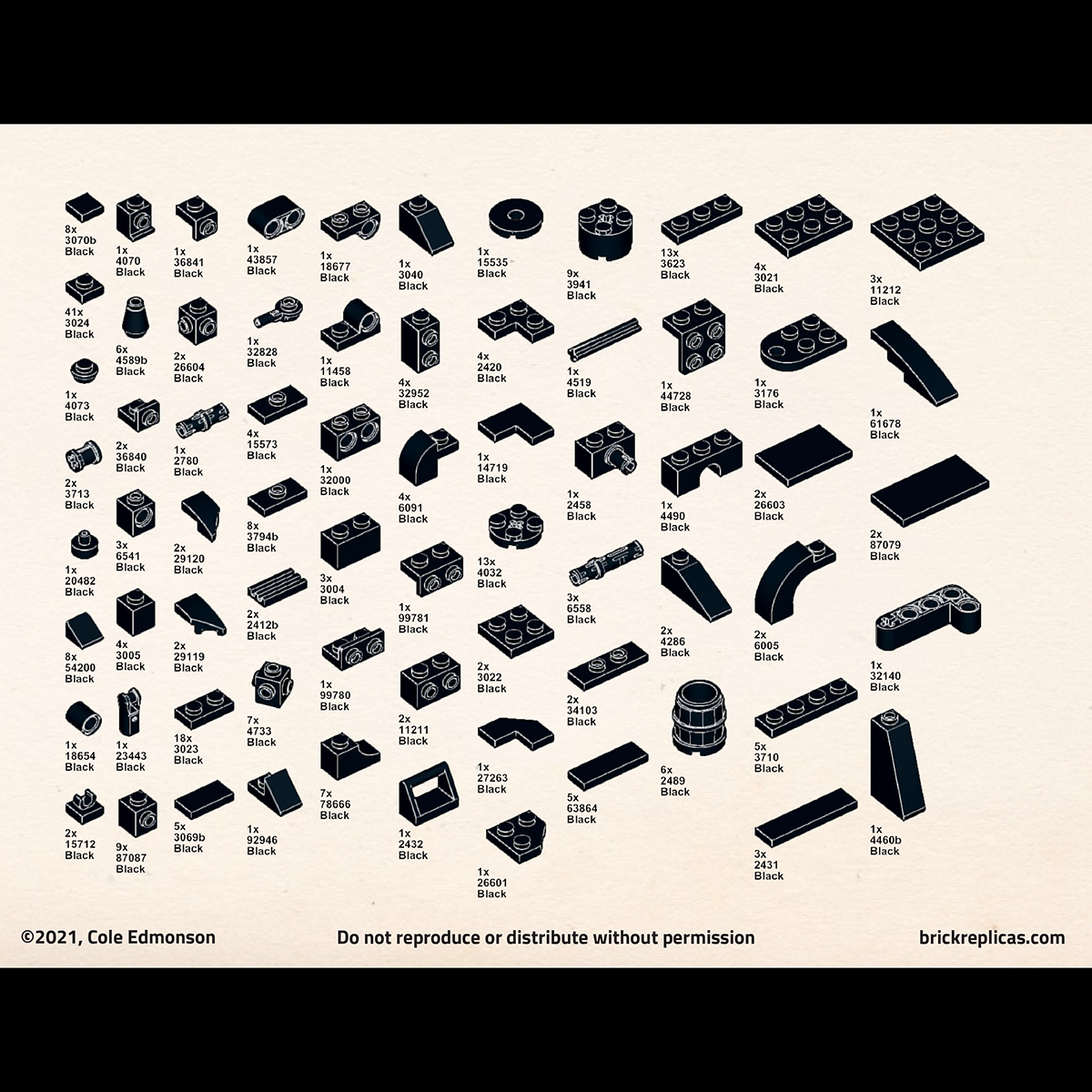 Lego Parts List Of Every Lego Set Printable Lego Pieces All Lego intended for Printable Lego Parts Catalog