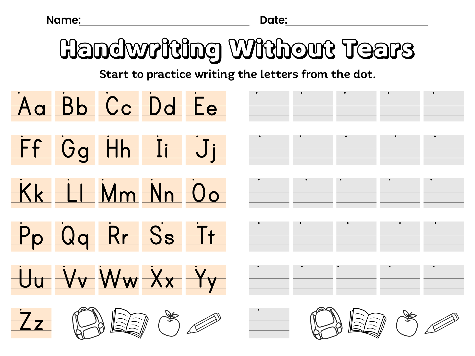 Letters And Numbers For Me – Engaging Minds Nz - Worksheets Library with Writing Without Tears Free Printables