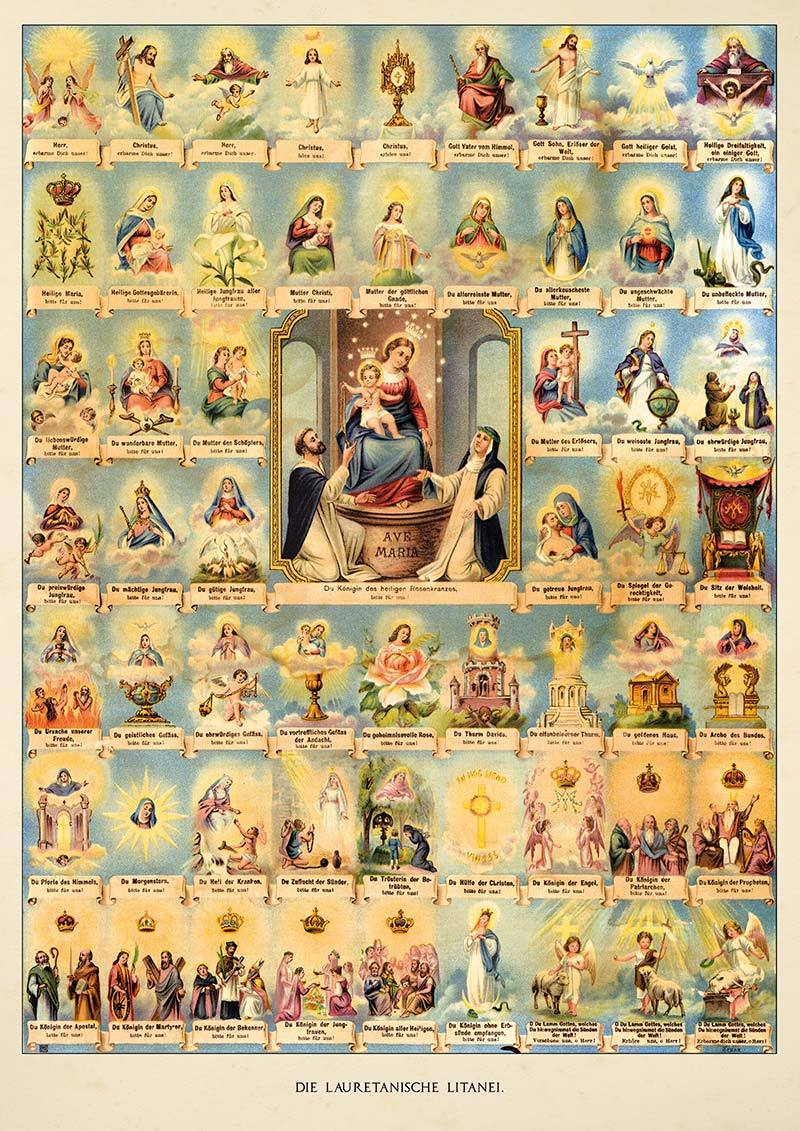 Litany Of Loretto - Litany Of The Blessed Virgin Mary ⋆ Virgo Sacrata for Litany of the Blessed Virgin Mary Printable