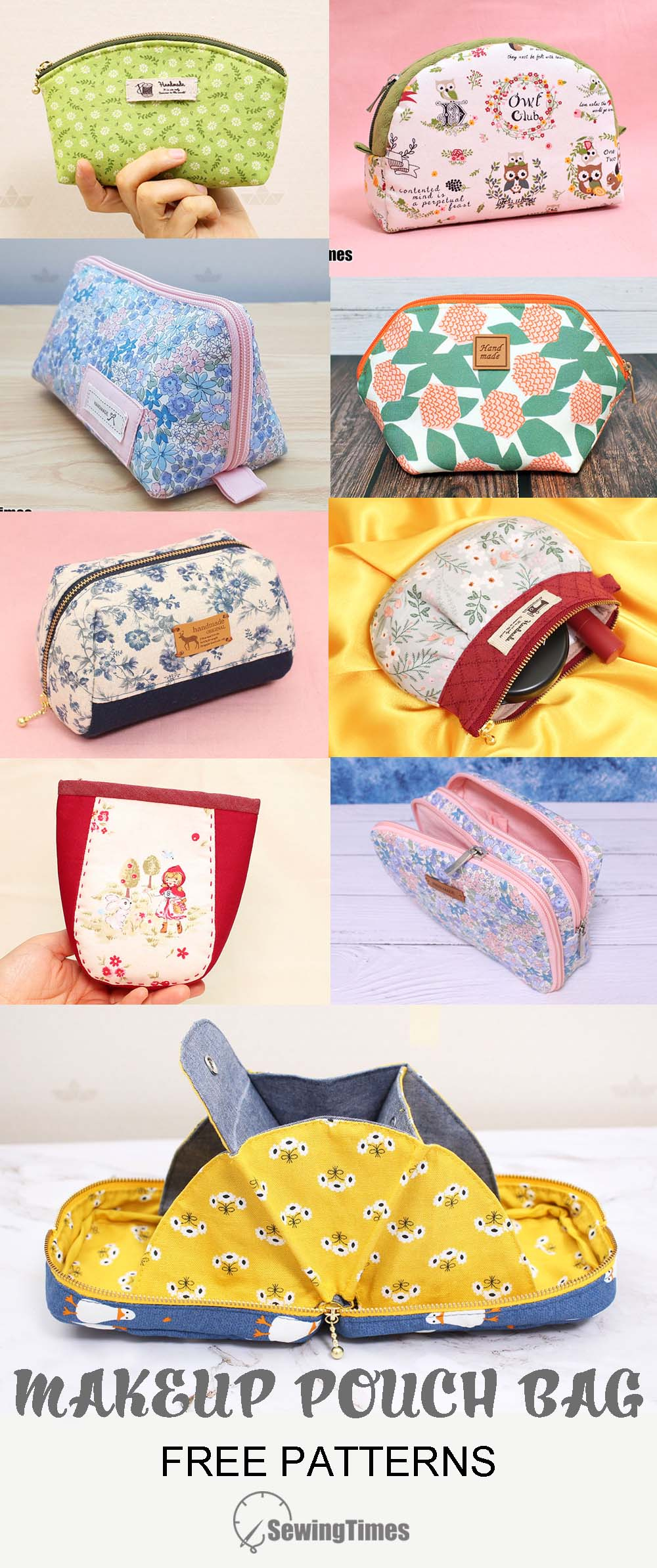 Makeup Pouch Bag Free Patterns - Diy Pouch And Bag With Sewingtimes in Printable Makeup Bag Sewing Pattern Free