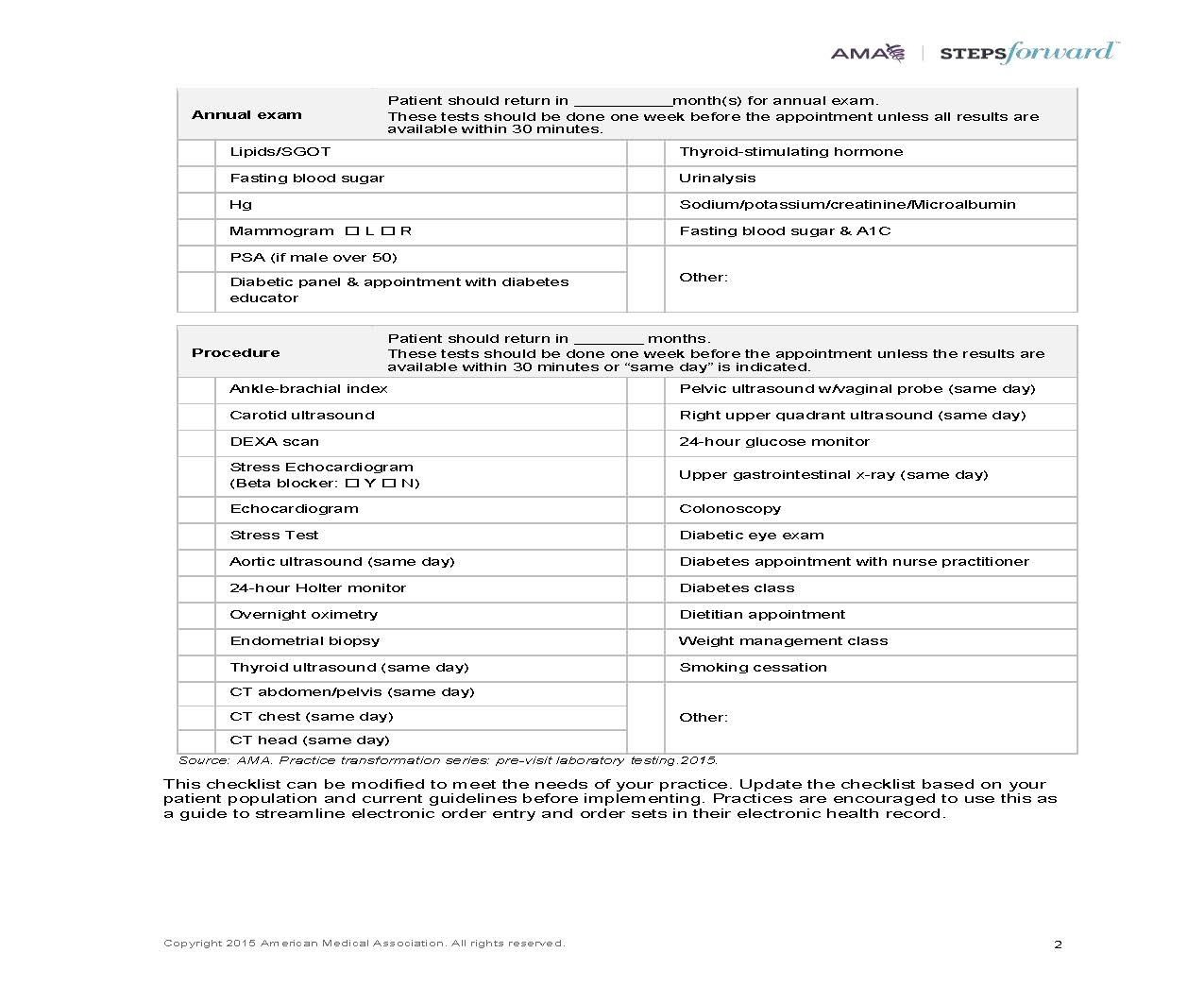 Medicare Annual Wellness Visit Template Aafp One Checklist That with regard to Printable Medicare Annual Wellness Visit Form