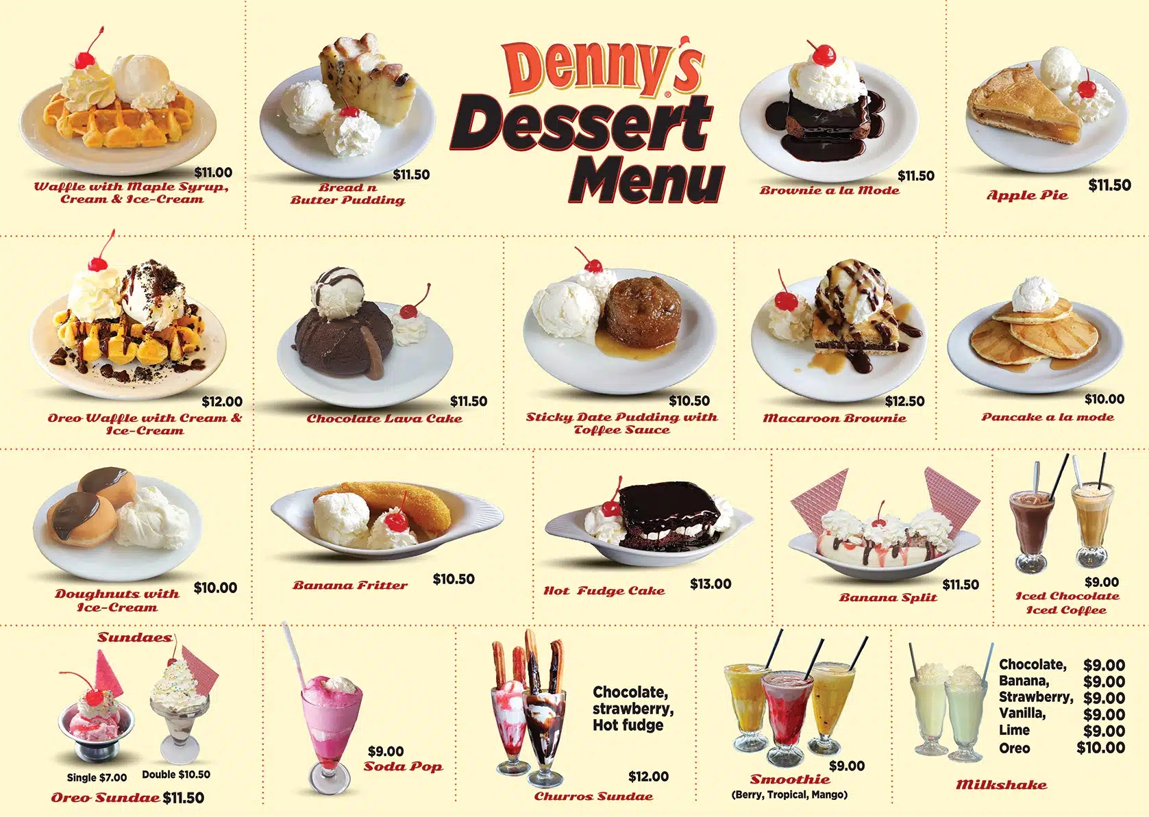Menu - Denny'S Family Restaurant Head Office for Printable Denny'S Menu With Pictures And Prices