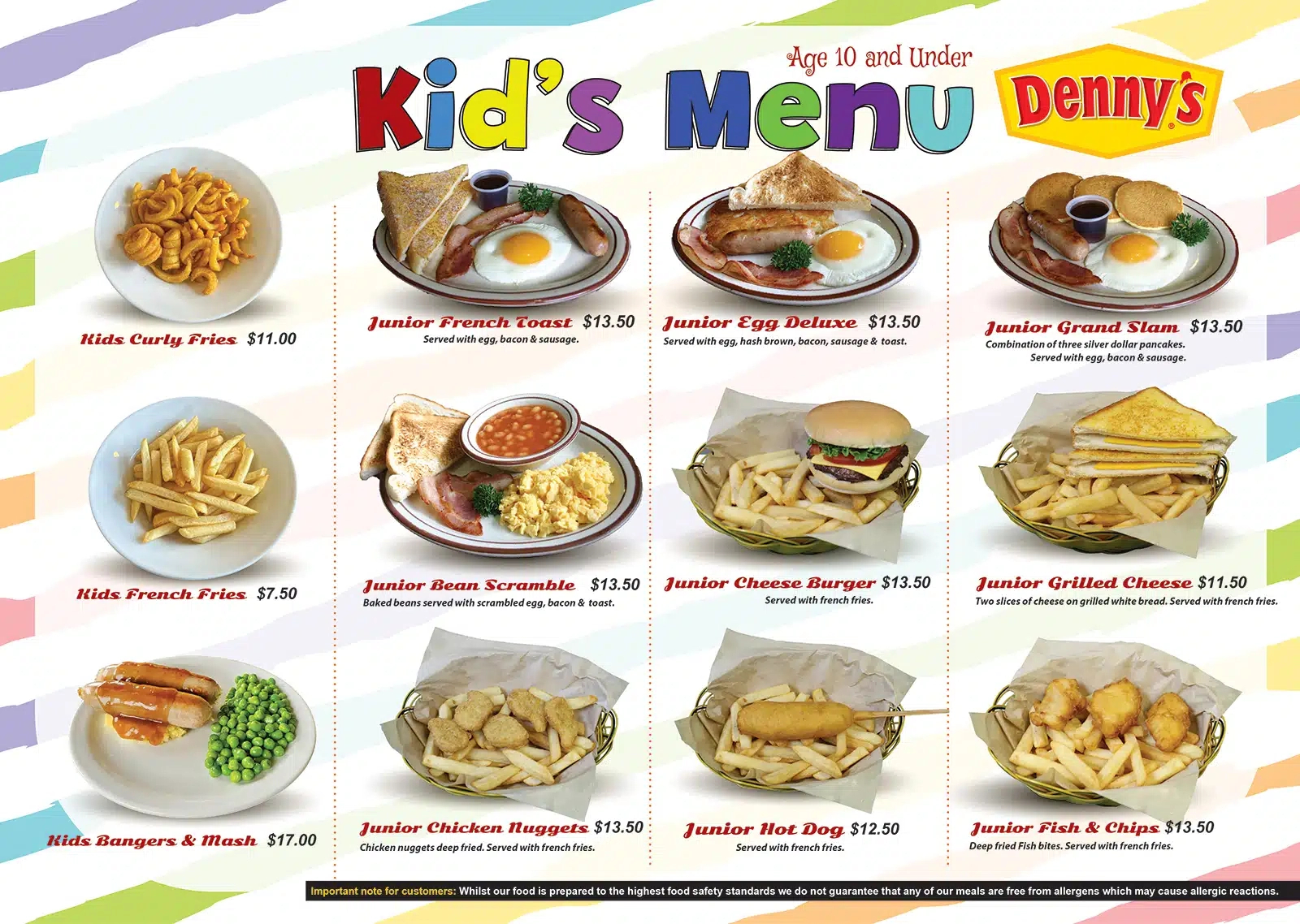 Menu - Denny'S Family Restaurant Head Office intended for Printable Denny'S Menu With Pictures And Prices