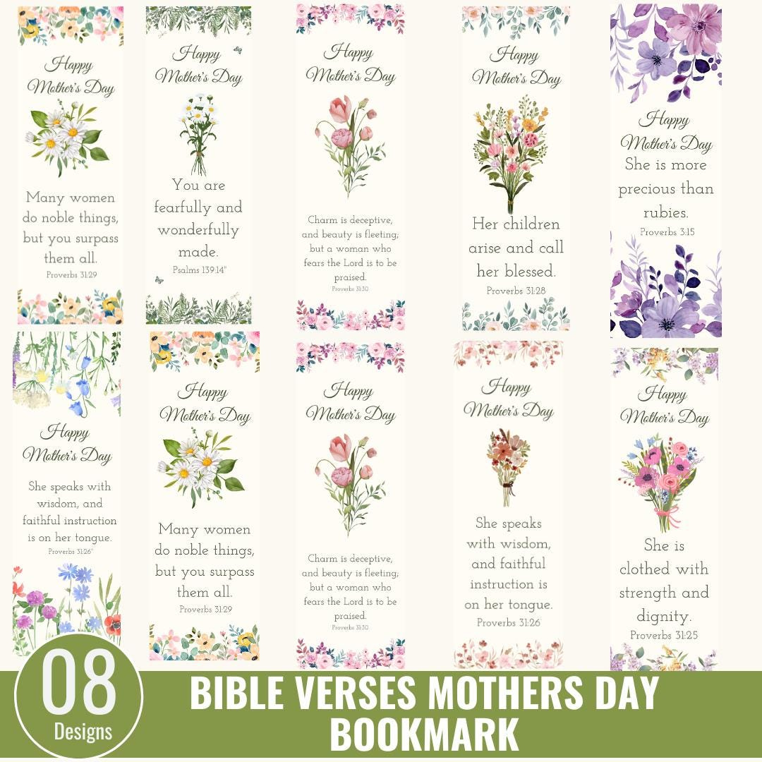 Mothers Day Bookmark - Etsy pertaining to Mother's Day Bookmarks Printable Free