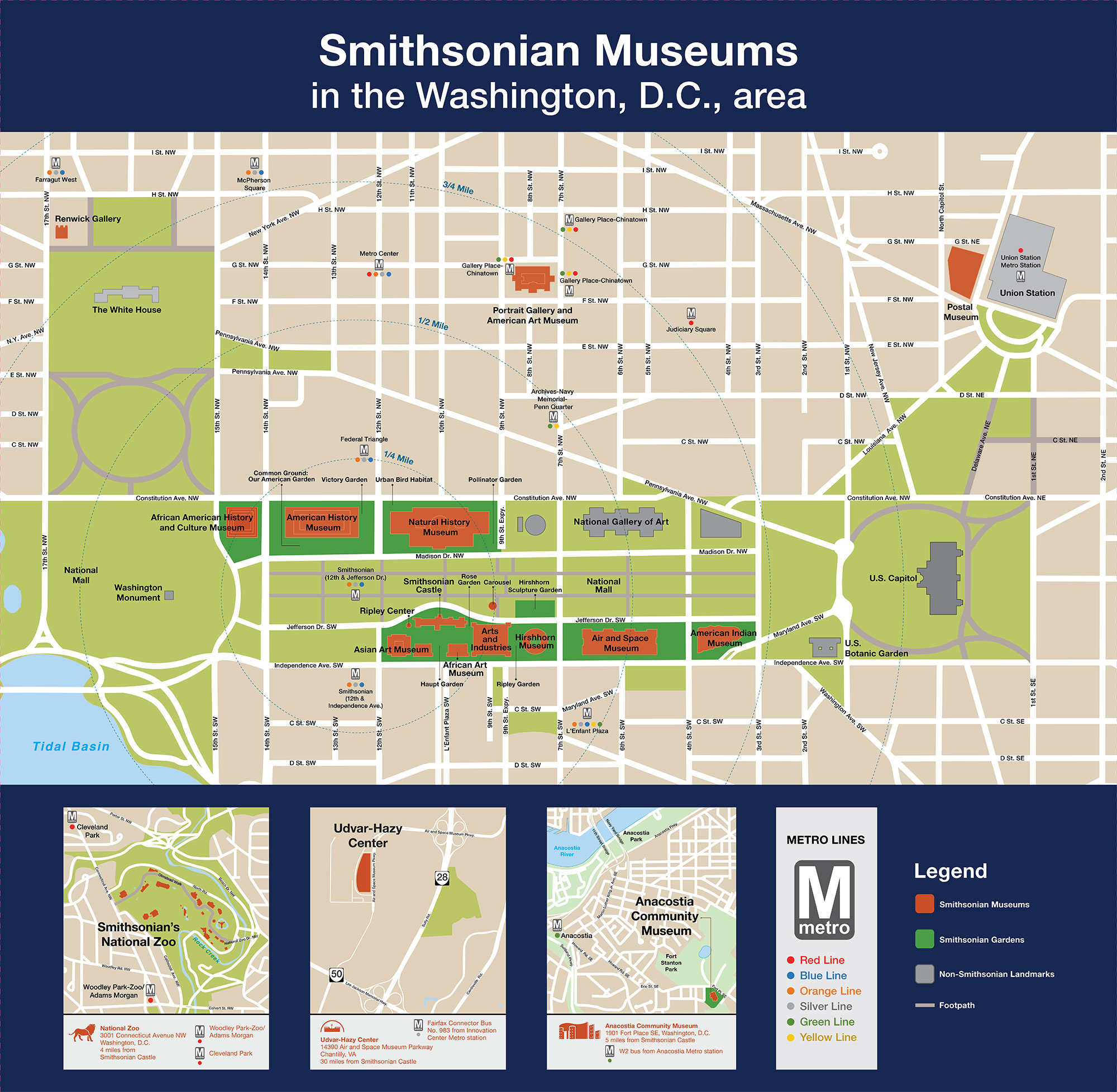 Museum Maps | Smithsonian Institution throughout Pdf Printable National Mall Map