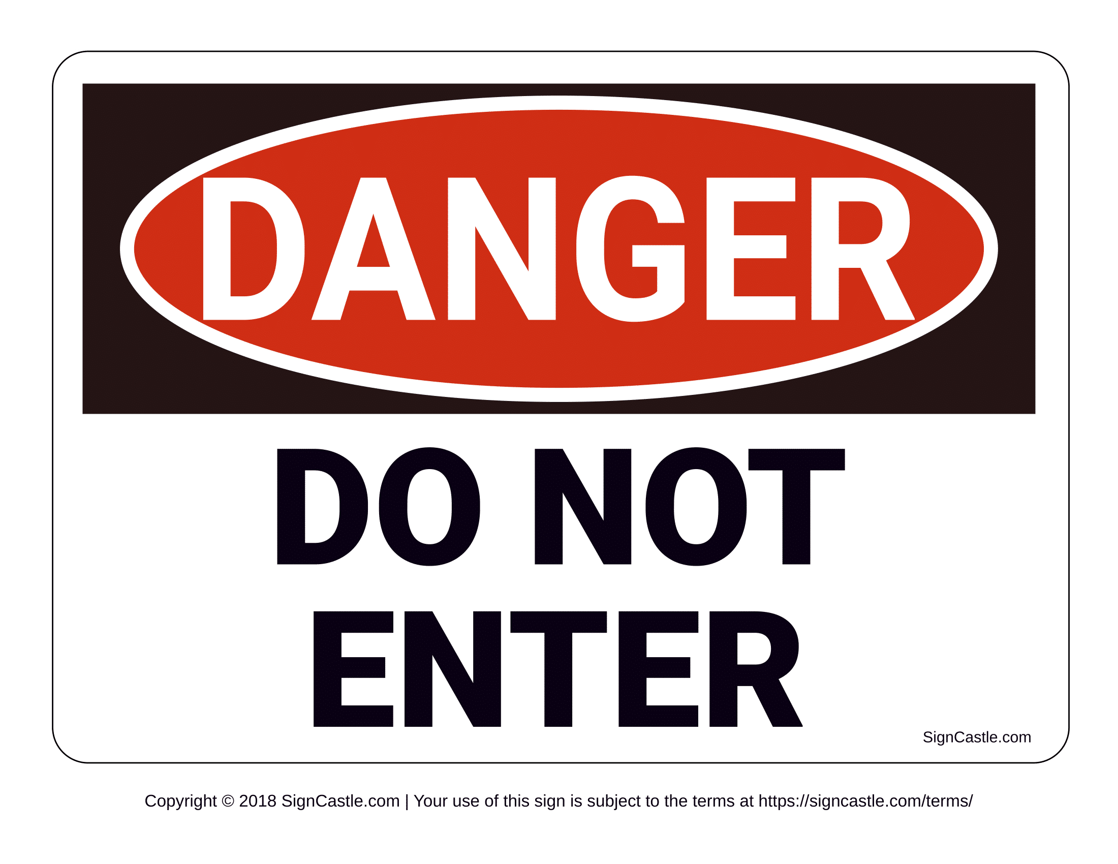 No Entry Signs | Poster Template for Do Not Enter Printable Signs