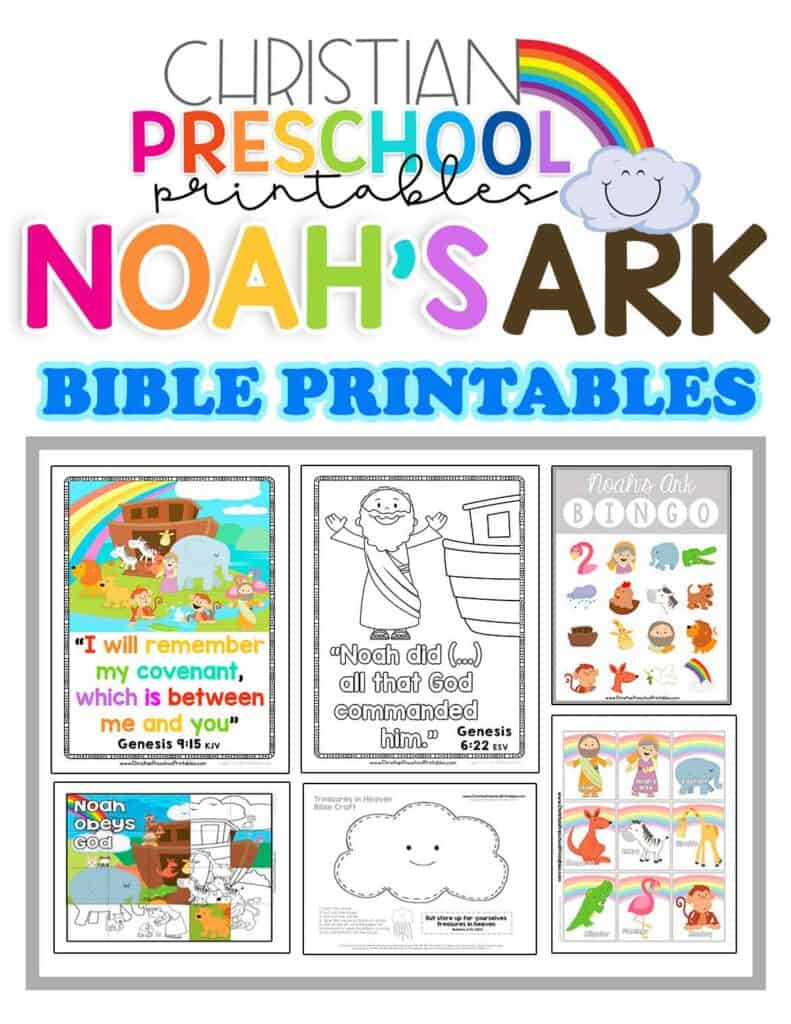 Noah'S Ark Preschool Printables - Christian Preschool Printables throughout Free Noah's Ark Printable