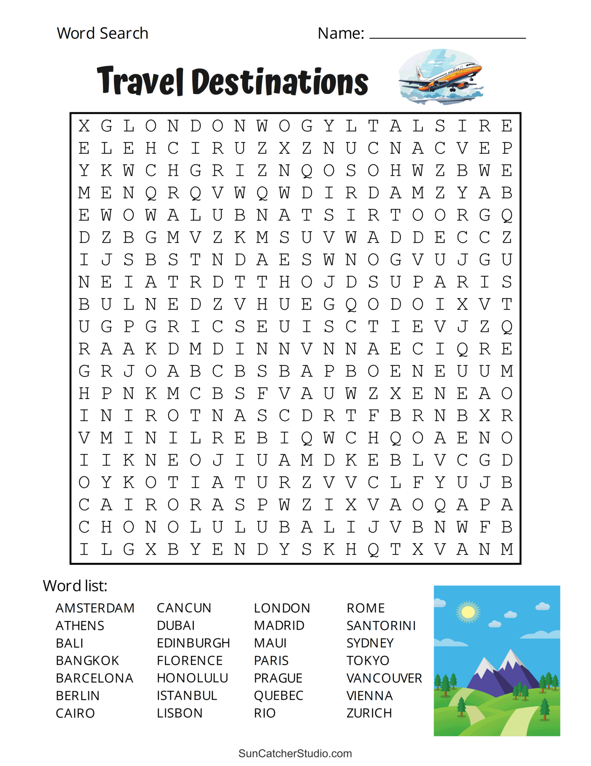 Printable Adult Word Search Puzzles (Word Find) – Free Printables for Free Printable Find a Word