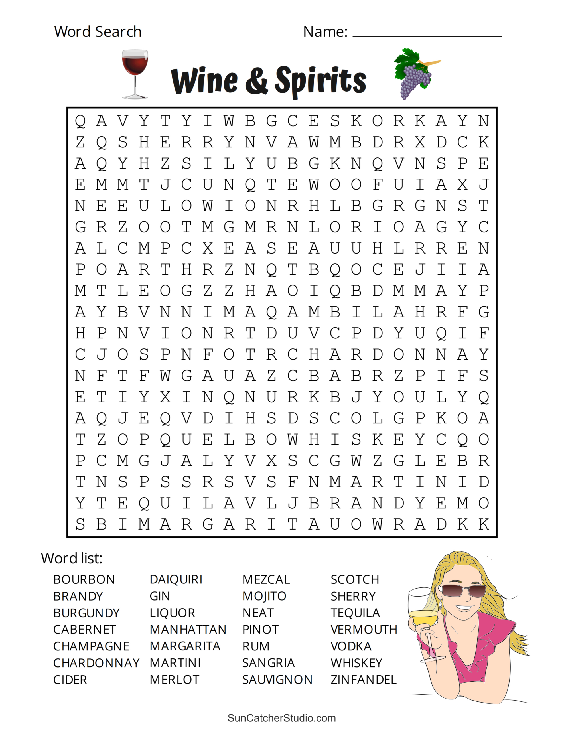 Printable Adult Word Search Puzzles (Word Find) – Free Printables with regard to Free Printable Word Search For Adults