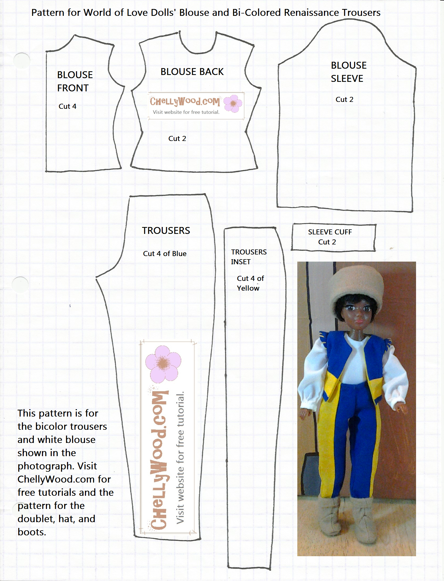 Printable Barbie How To Sew A Barbie Dress For Barbie Easy Barbie for Beginner Printable Doll Clothes Patterns