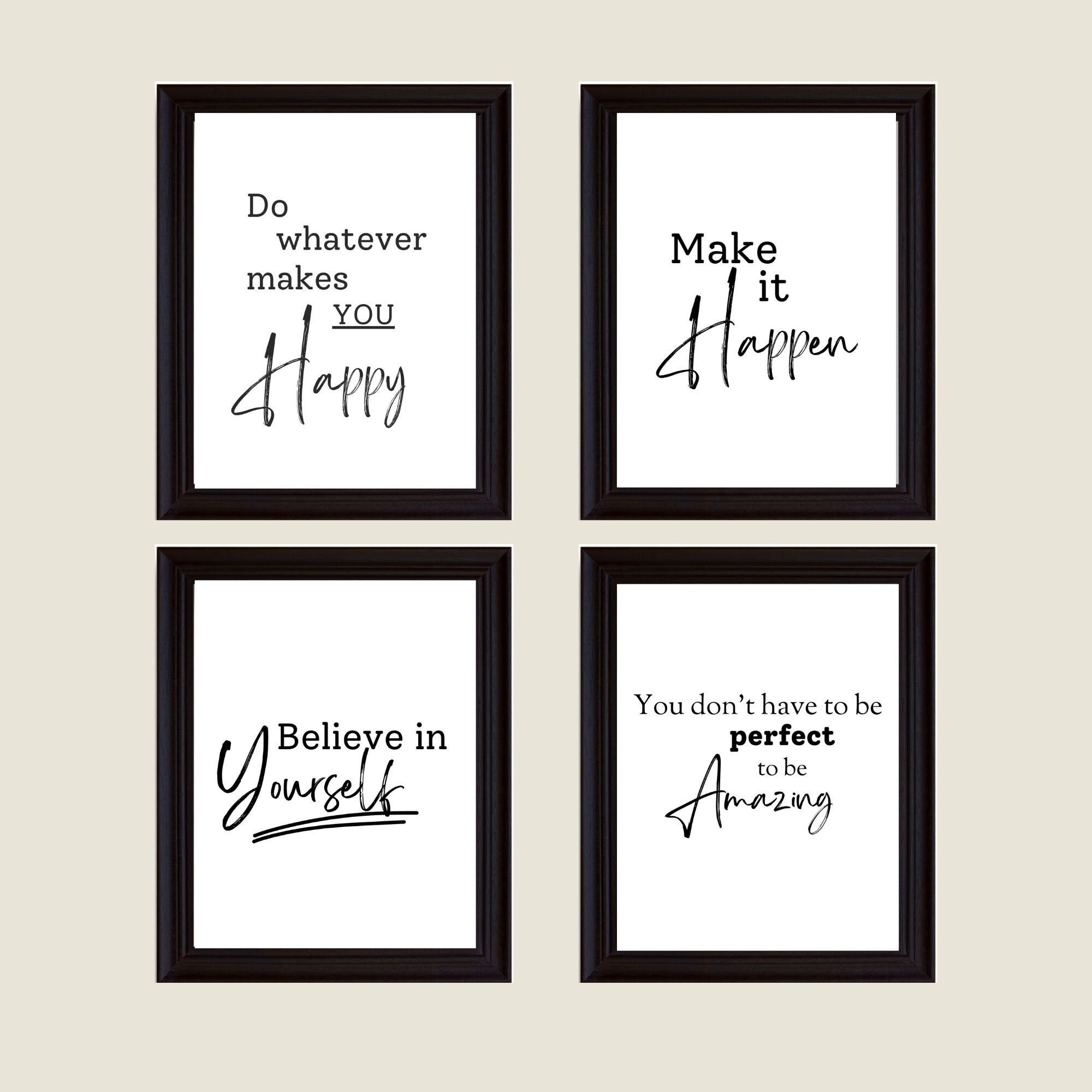 Printable Inspirational Quotes Home, Office Decor Digital Wall Art pertaining to Printable Quotes For Office Wall