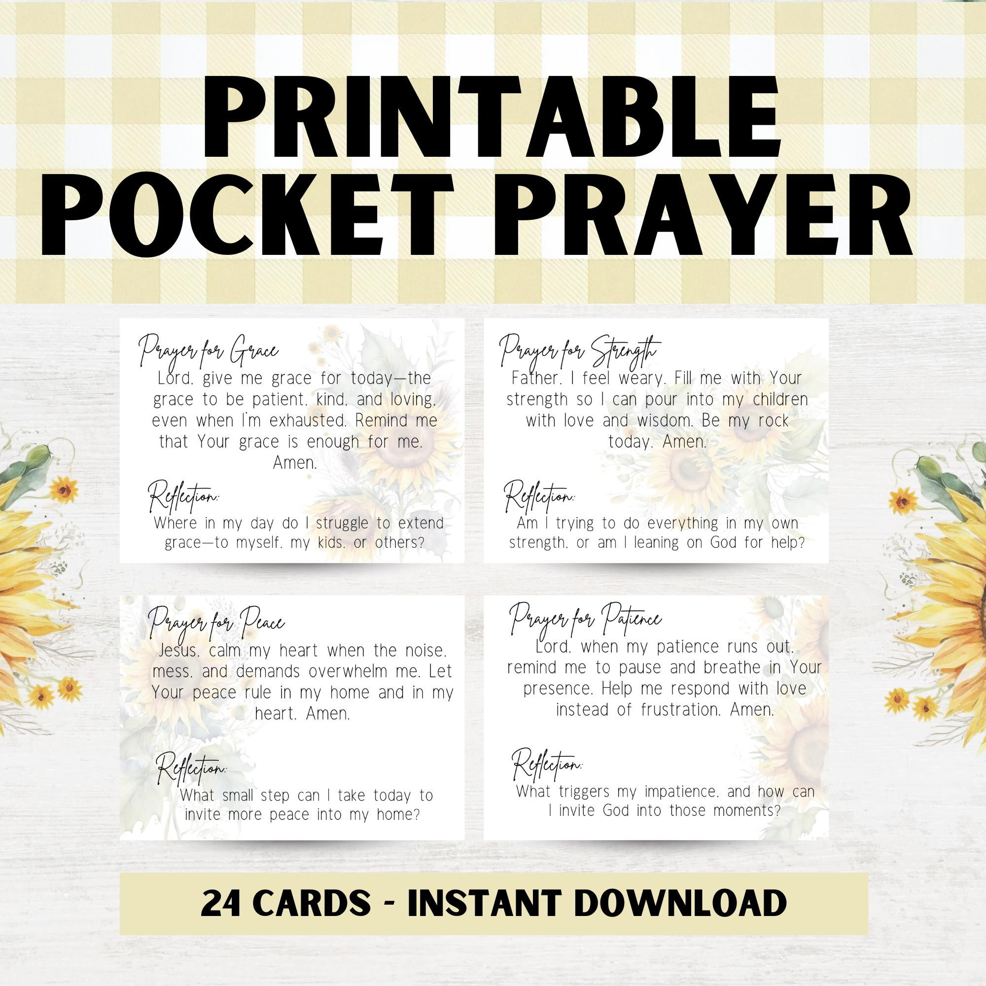 Printable Pocket Prayer Quilt - Etsy for Free Pocket Prayer Quilt Poem Printable
