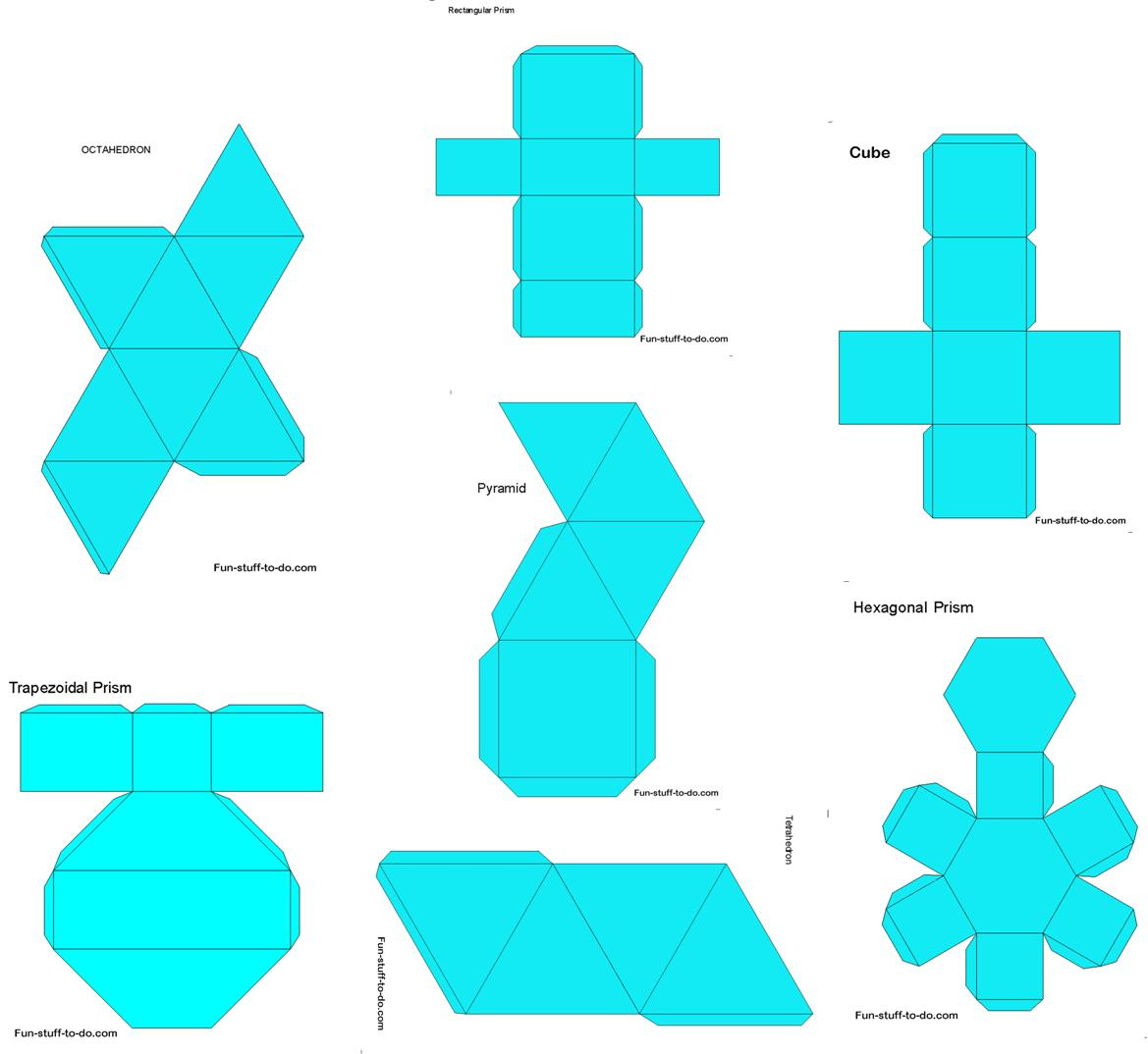 Printable Shapes intended for Printable Images of 3d Shapes