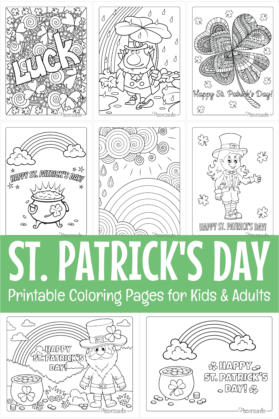 Printable St Patrick'S Day Coloring Pages (Free Pdf) throughout Free Printable St Patrick'S Day Images