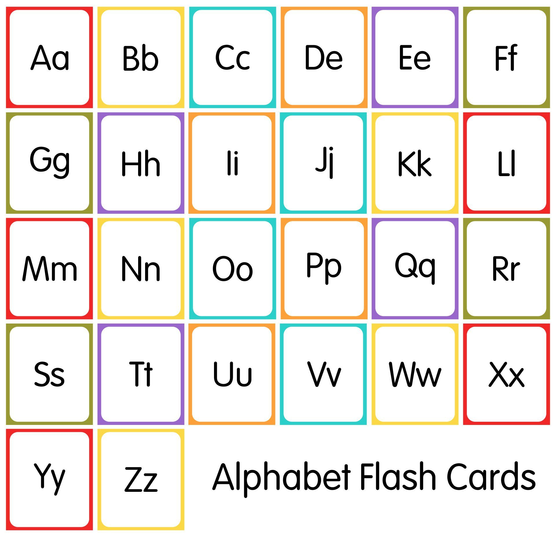 Printable Uppercase Lowercase Letters Printable Alphabet 26 Pages intended for Free Printable Alphabet Letters Upper And Lower Case