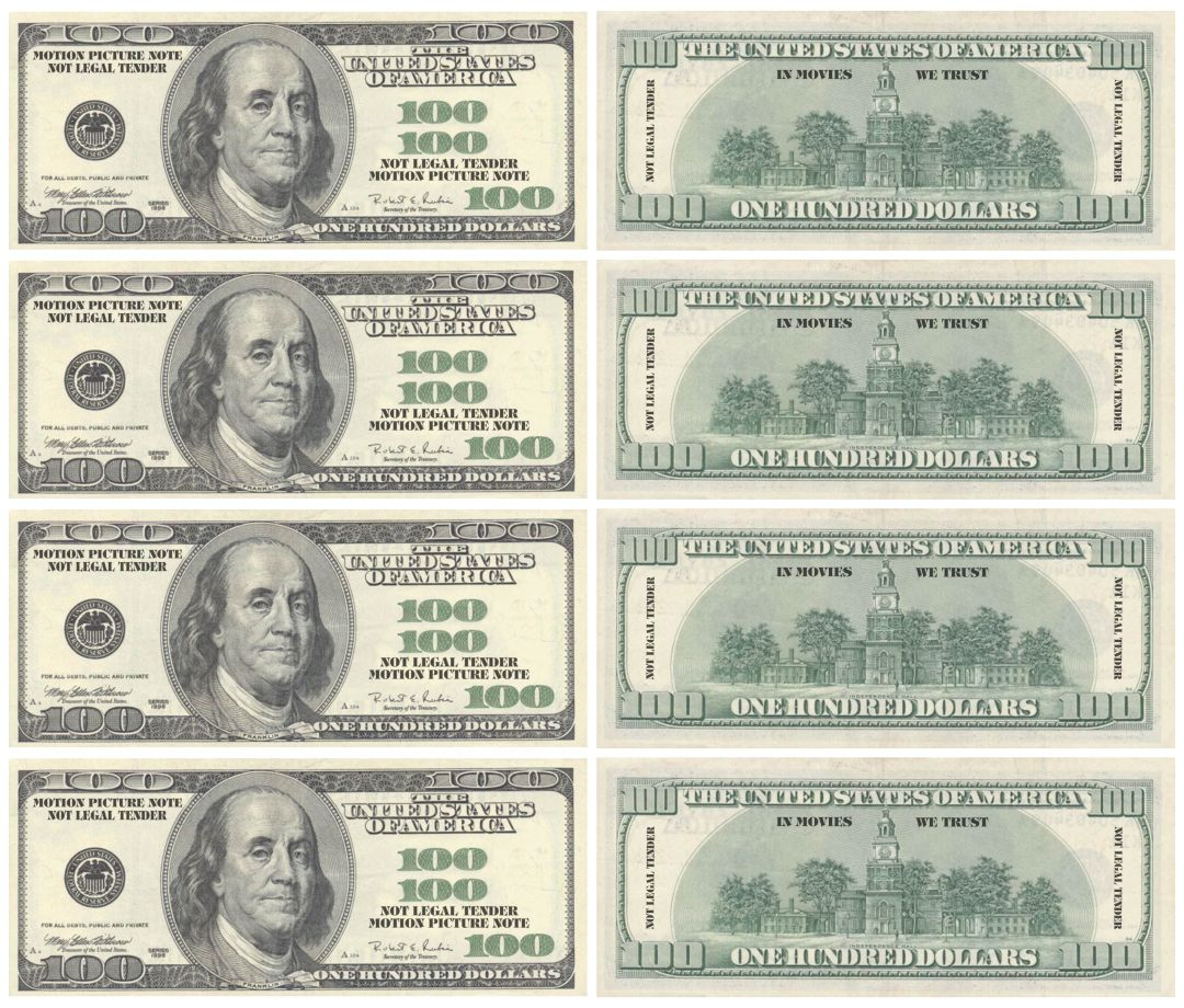 Realistic Money Printable regarding Printable Fake Money Actual Size Front and Back