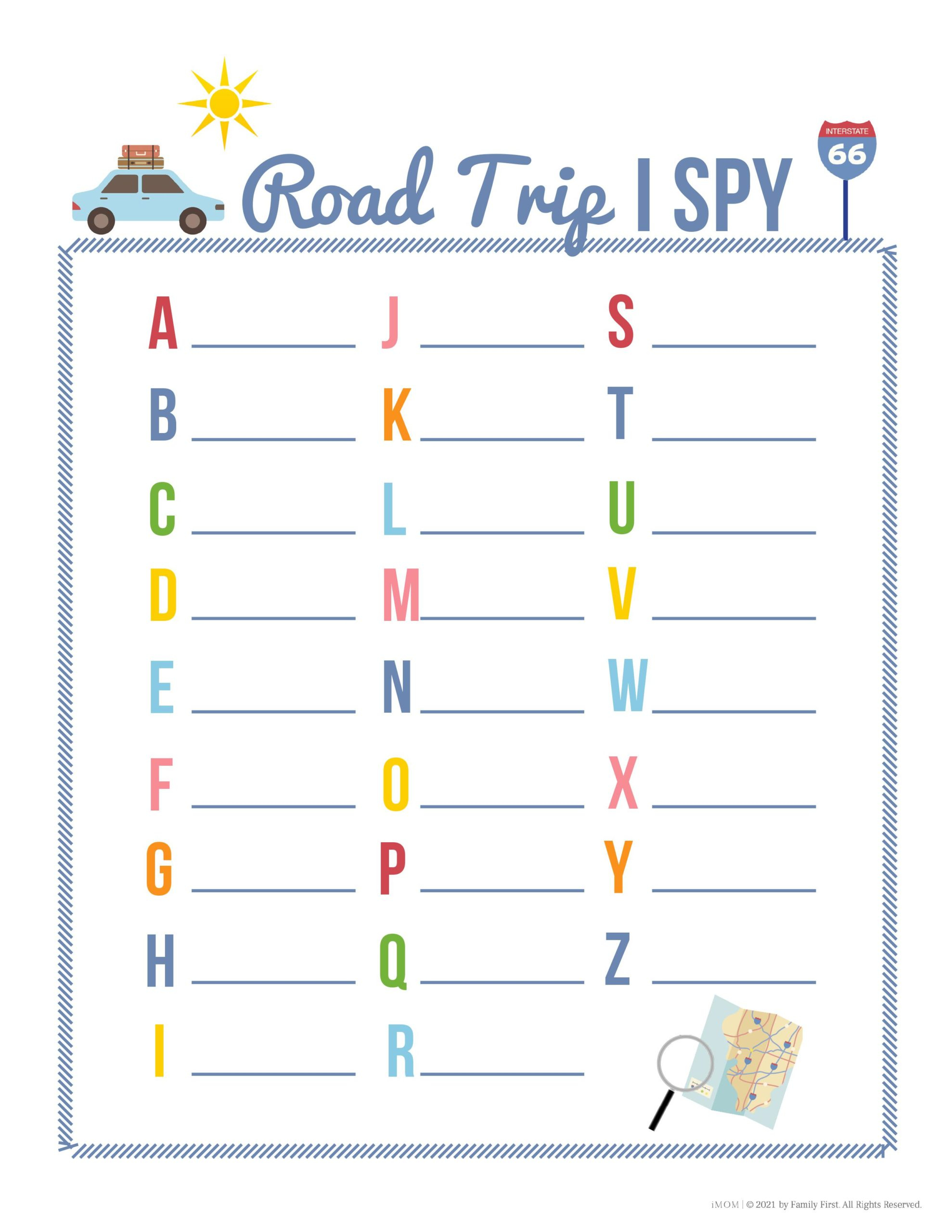 Road Trip Games For Summer - Imom in Free Printable Road Trip Games For Adults