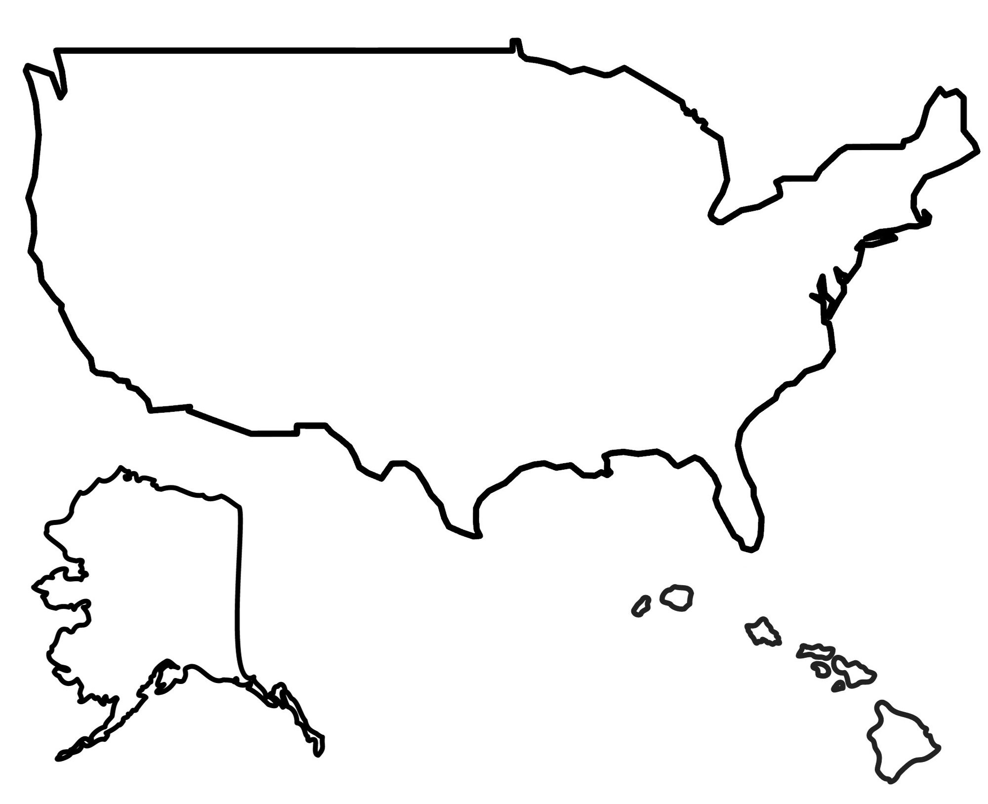 State Outlines: Blank Maps Of The 50 United States - Gis Geography inside Printable Us State Map Blank