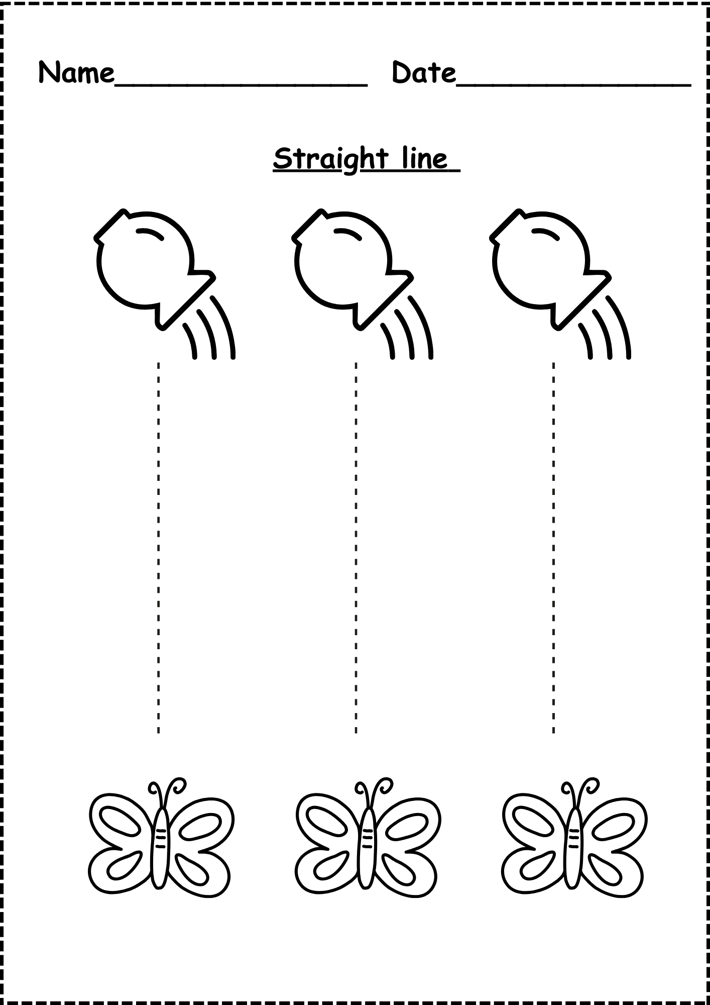 Straight Line Tracing Worksheets Pdf Free intended for Printable Tracing Straight Lines Worksheets