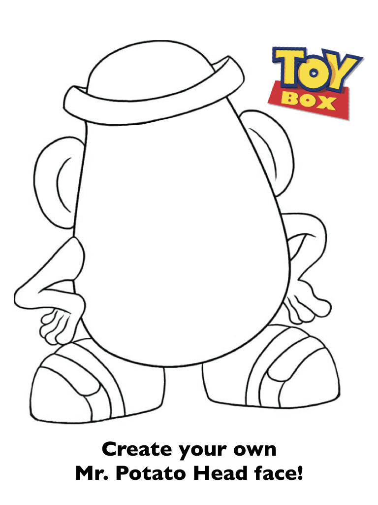 Tea With Mrs. Nesbitt: Mr. Potato Head Template for Pdf Mr Potato Head Parts Printable