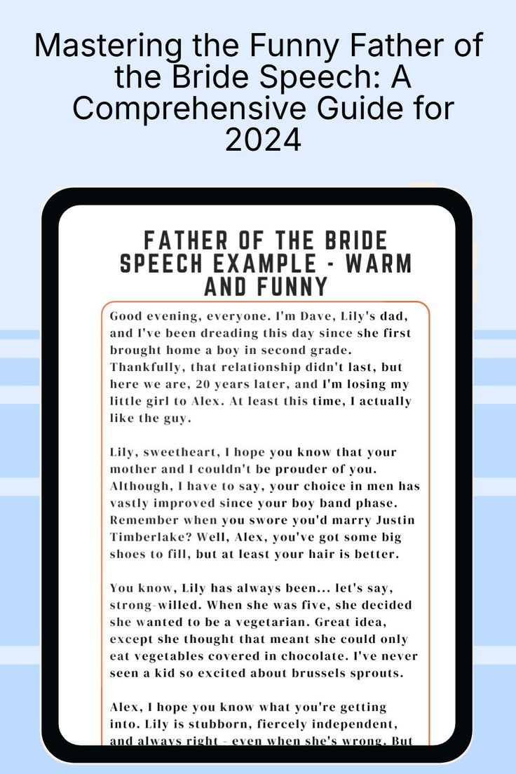 Warm And Funny Speeches: Father Of The Bride Edition throughout Printable Father Of The Bride Speeches