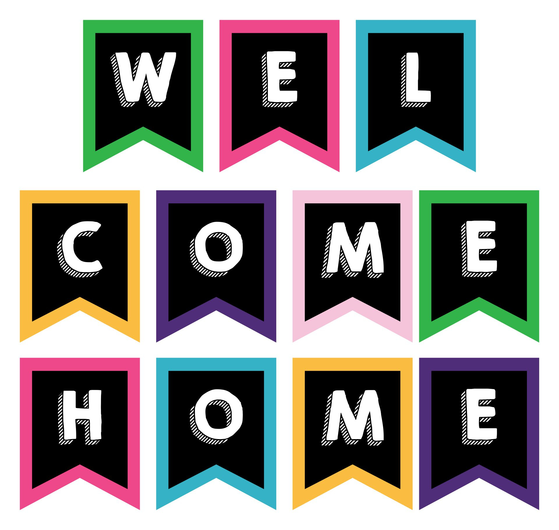 Welcome Home Printable - Printable Party Favors throughout Free Printable Welcome Home Sign