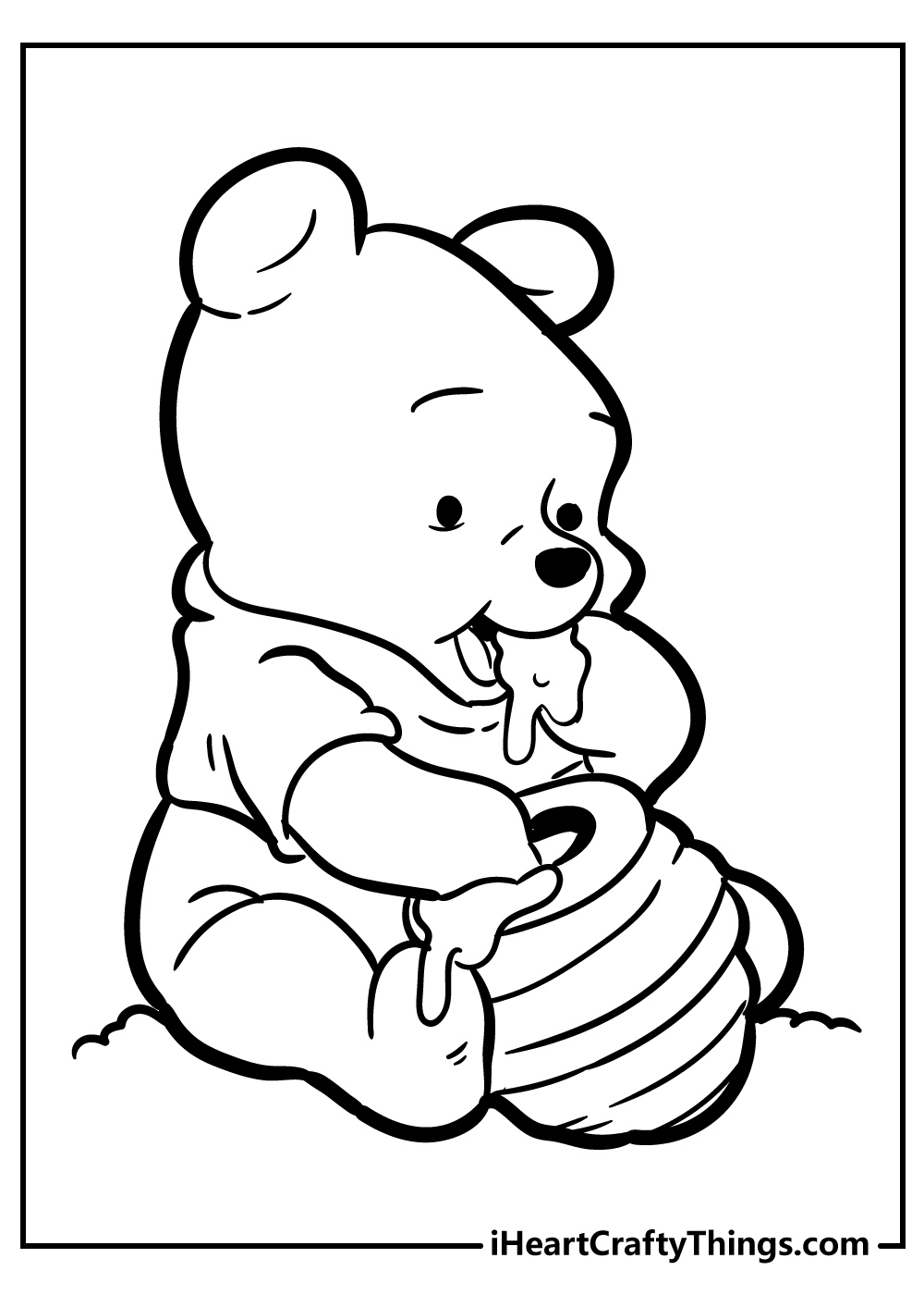 Winnie The Pooh Coloring Pages (35 Free Printables) inside Winnie the Pooh Printable Pictures