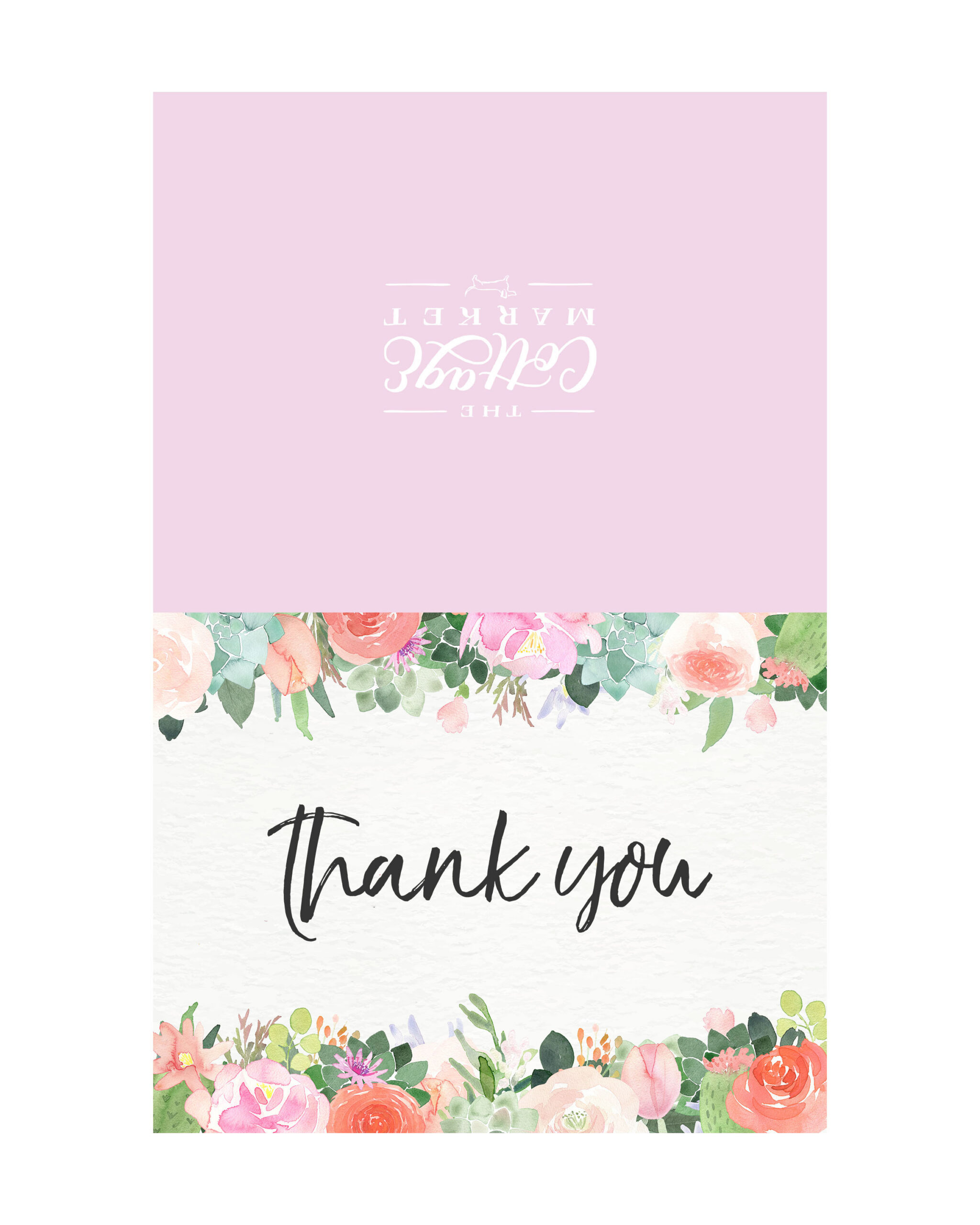 10 Free Printable Thank You Cards You Can&amp;#039;T Miss - The Cottage Market regarding Free Thank You Cards Online Printable