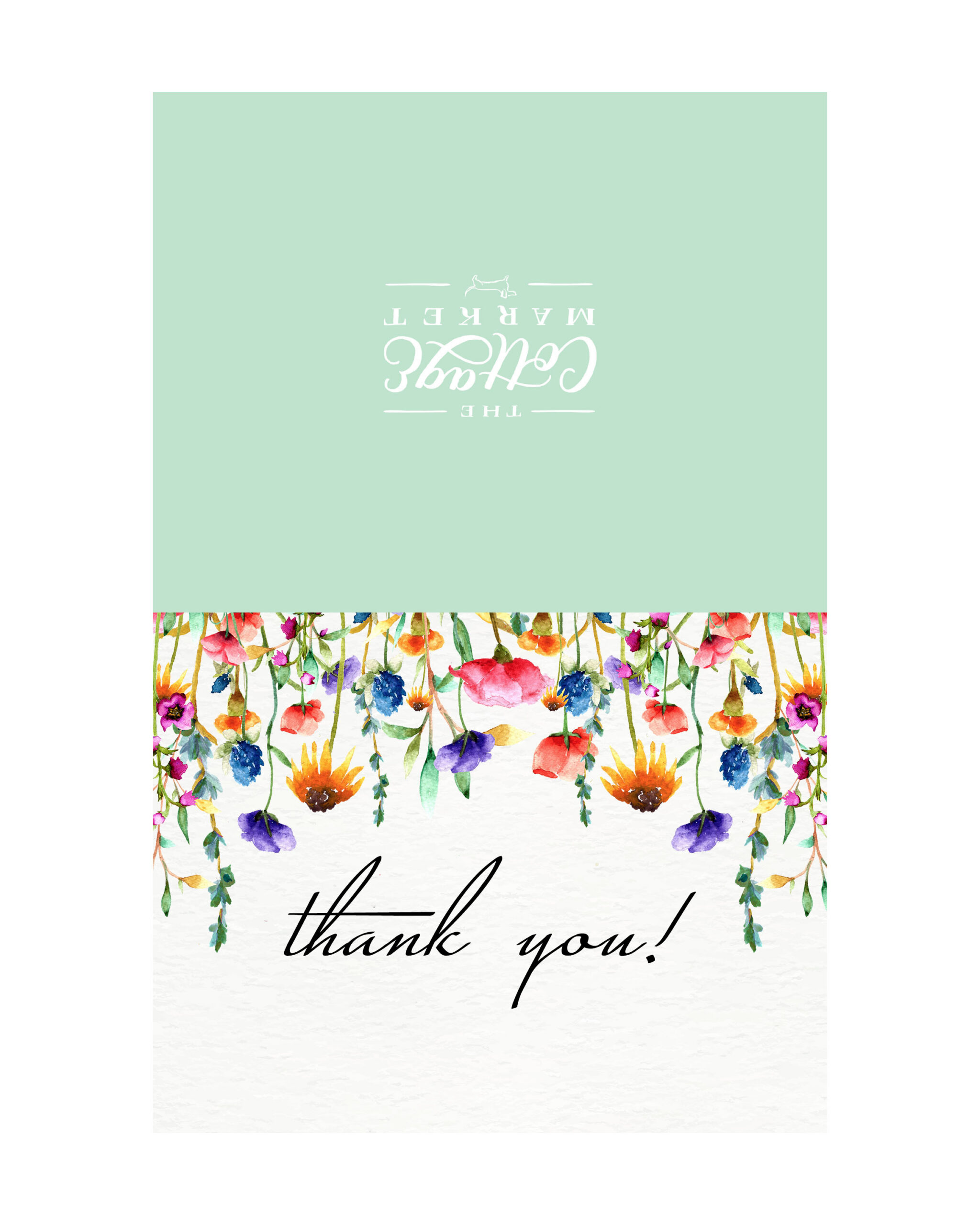 10 Free Printable Thank You Cards You Can&amp;#039;T Miss - The Cottage Market with regard to Folding Thank You Cards Printable