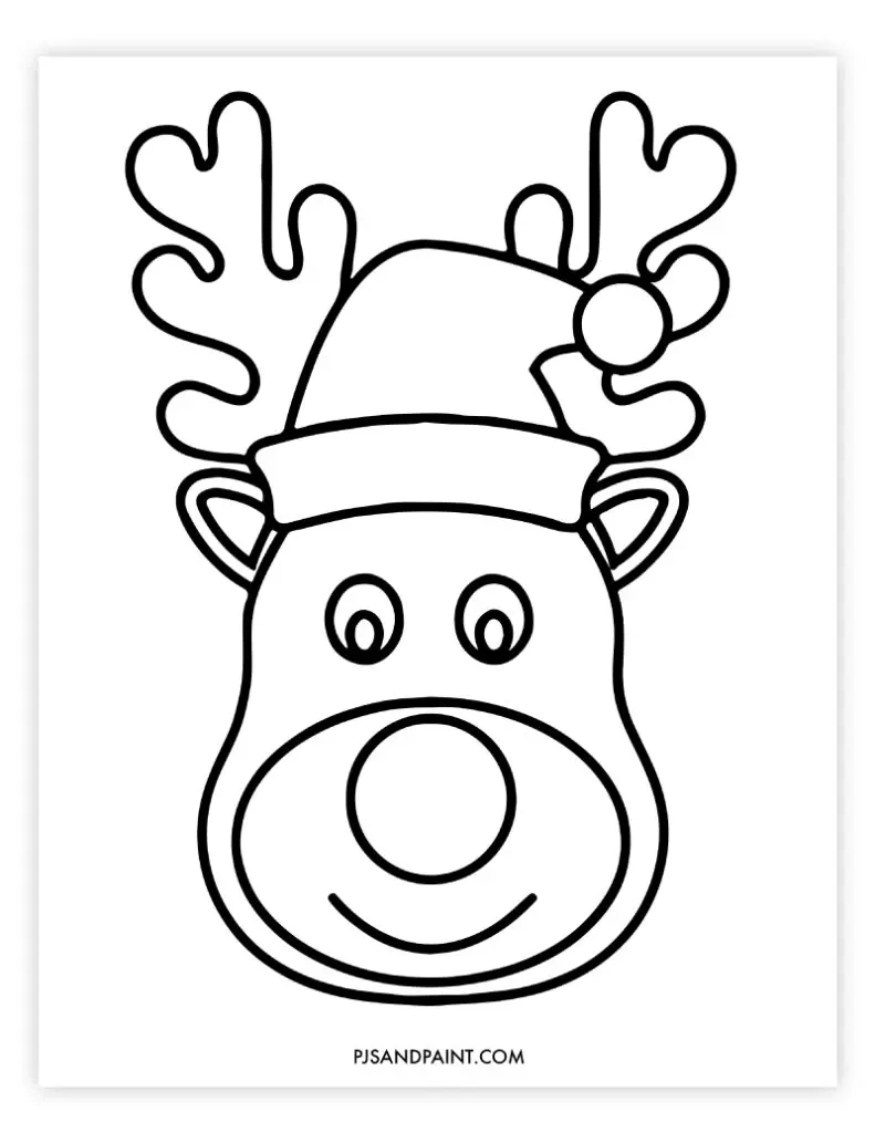 16 Free Printable Christmas Coloring Pages For Kids - Pjs And Paint intended for Free Christmas Printable Coloring Pages
