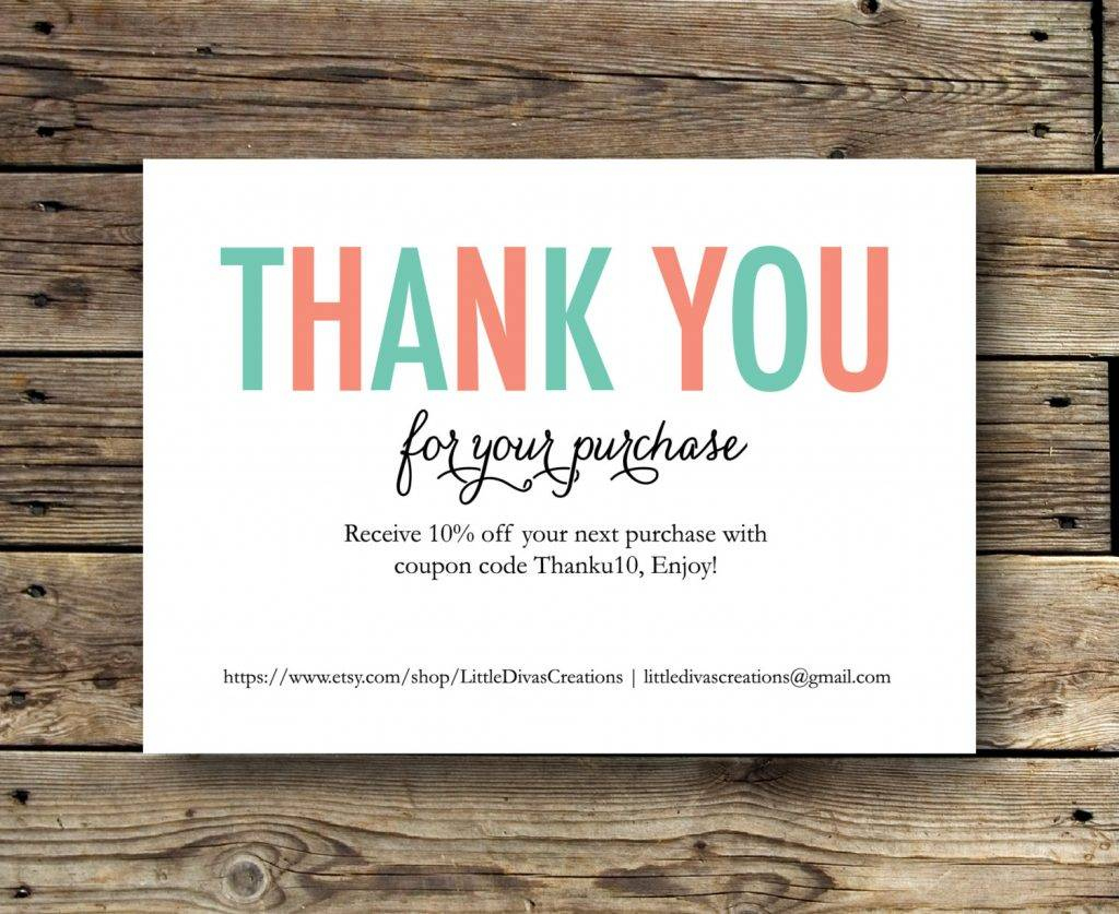 17+ Business Thank-You Card Examples To Download for Discount Thank You Cards Printable