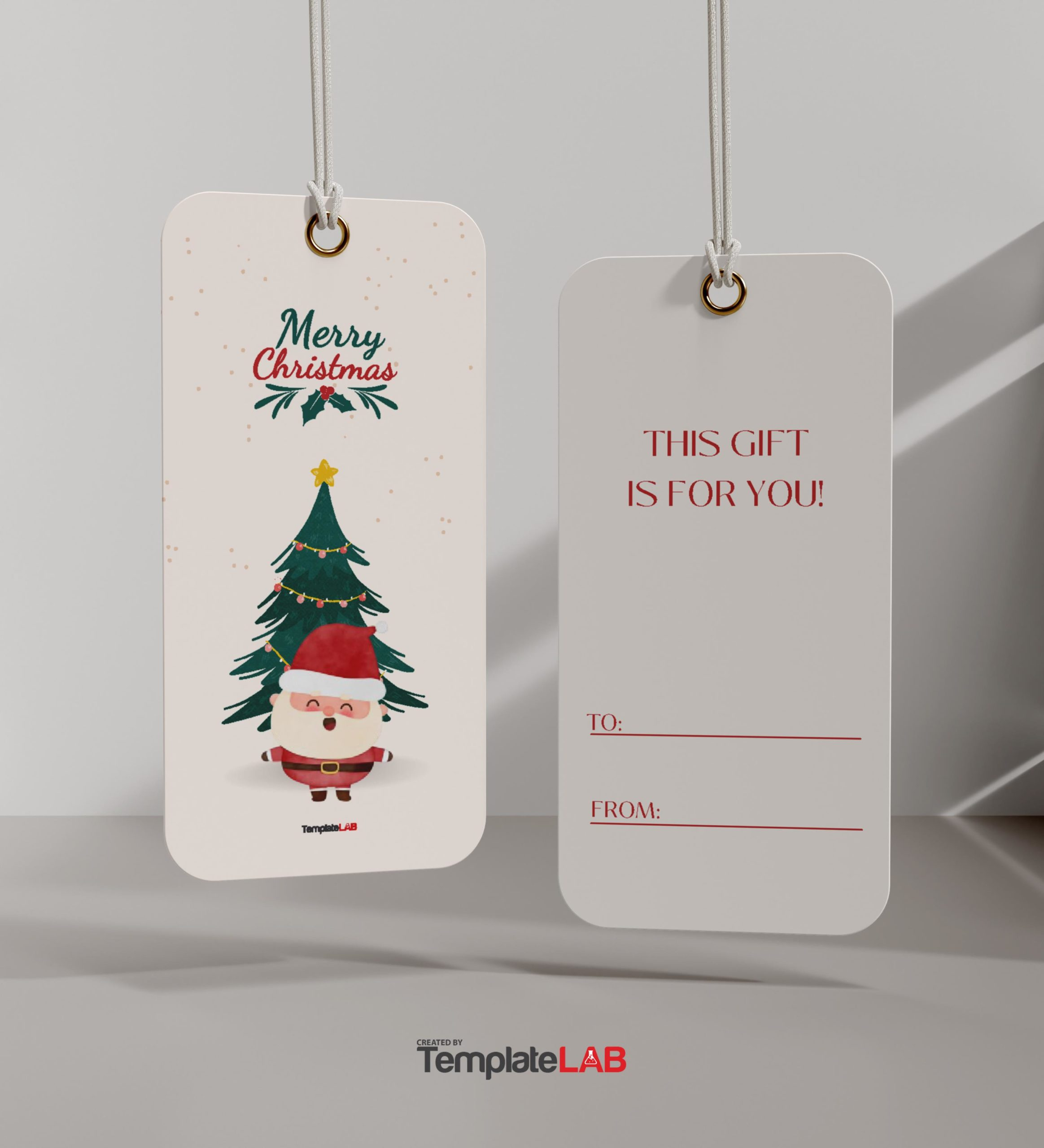 19 Free Editable Gift Tag Templates [Word, Pptx, Psd] intended for Free Printable Christmas Tags Templates Word