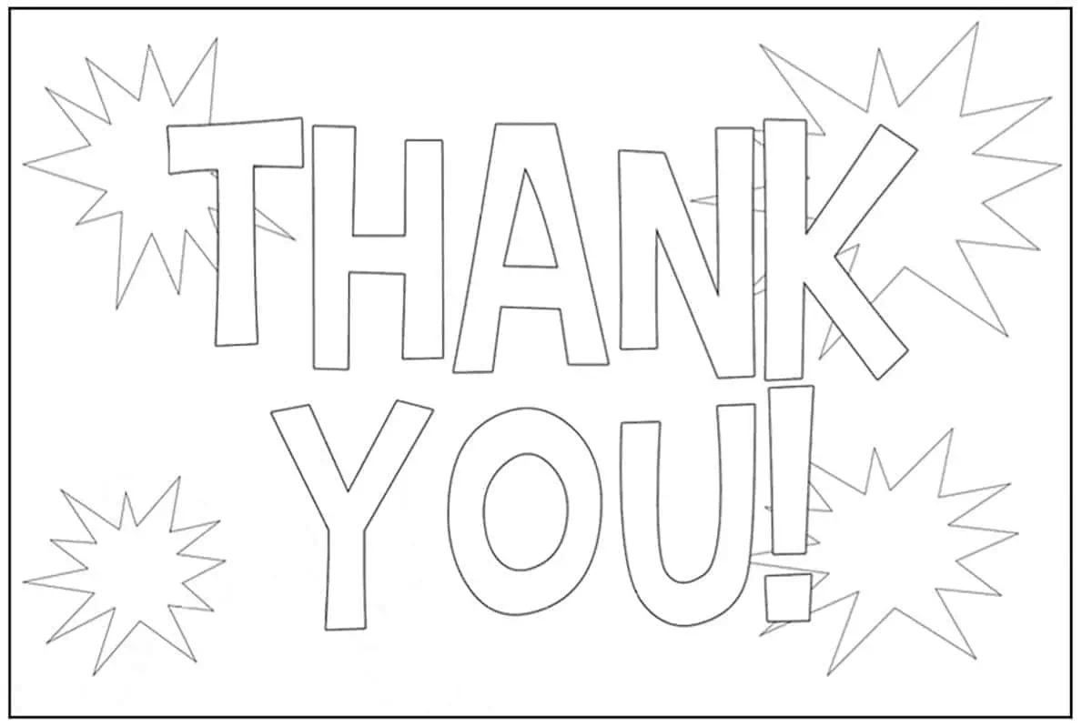 24 Free Printable Thank You Cards | Lamberts Lately in Blank Thank You Cards Printable