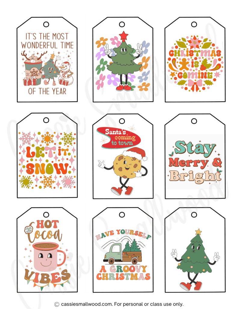 400+ Cutest Printable Christmas Tags (Free Pdf) - Cassie Smallwood with regard to Free Printable Christmas Tags Editable