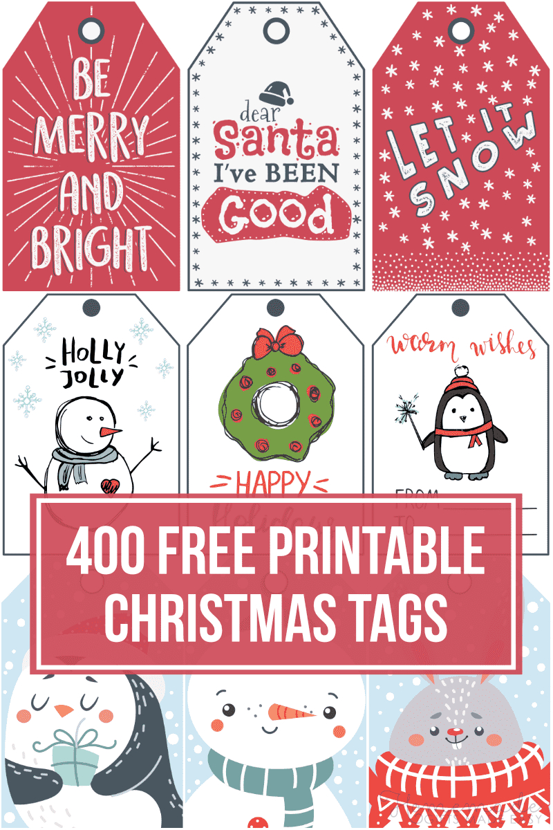 400+ Free Printable Christmas Tags For Your Holiday Gifts with regard to Christmas Clip Art Free Printable Gift Tags