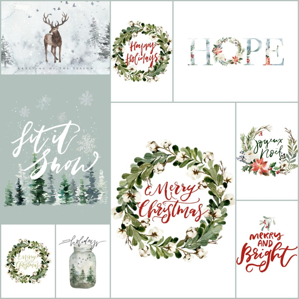 50 Festive Free Christmas Printables For Your Home inside Christmas Printable Free