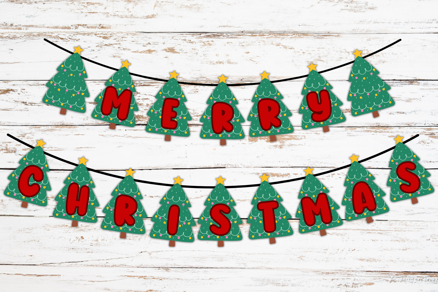 6 Cute Merry Christmas Banners (Free Printables) - Cassie Smallwood regarding Merry Christmas Printable Banner