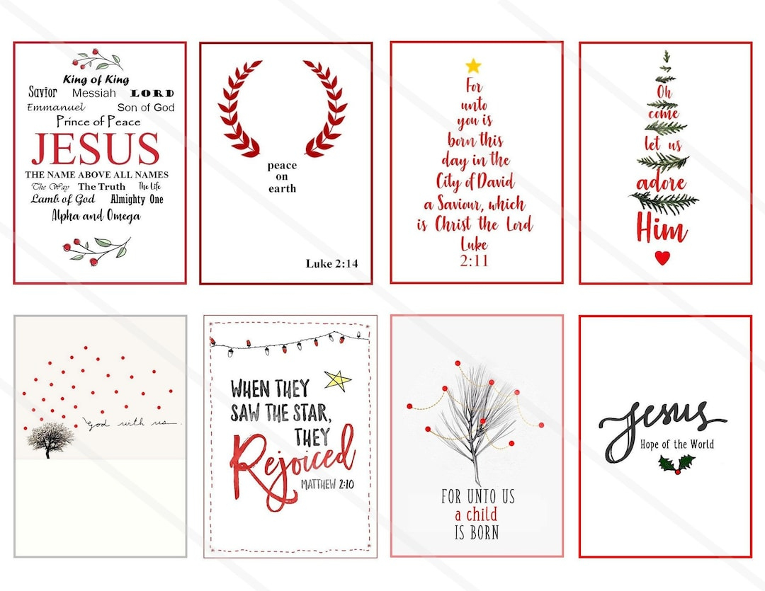 Chistmas Bible Verses Stickers Printable Download Scripture Art regarding Free Printable Christmas Card Verses