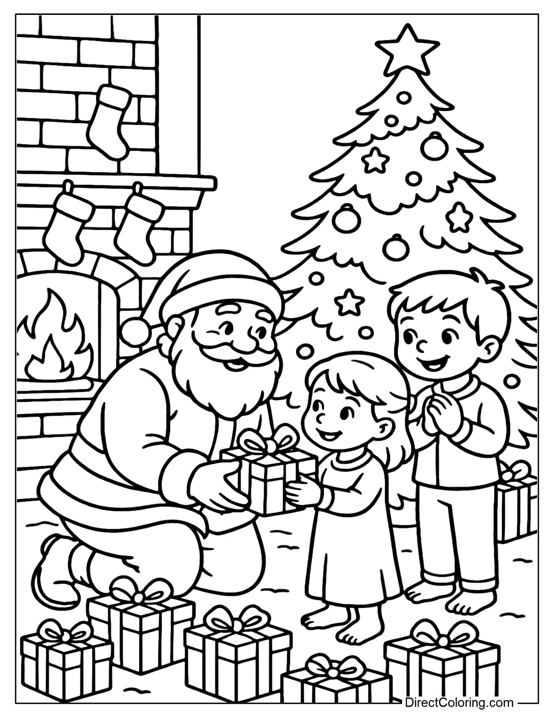Christmas Coloring Pages - Free Pdf To Download And Print throughout Christmas Coloring Pages Printable