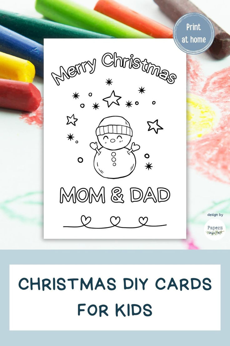 Christmas Diy Card For Parents | Merry Christmas Mom Dad, Mother pertaining to Free Printable Christmas Card For Mom
