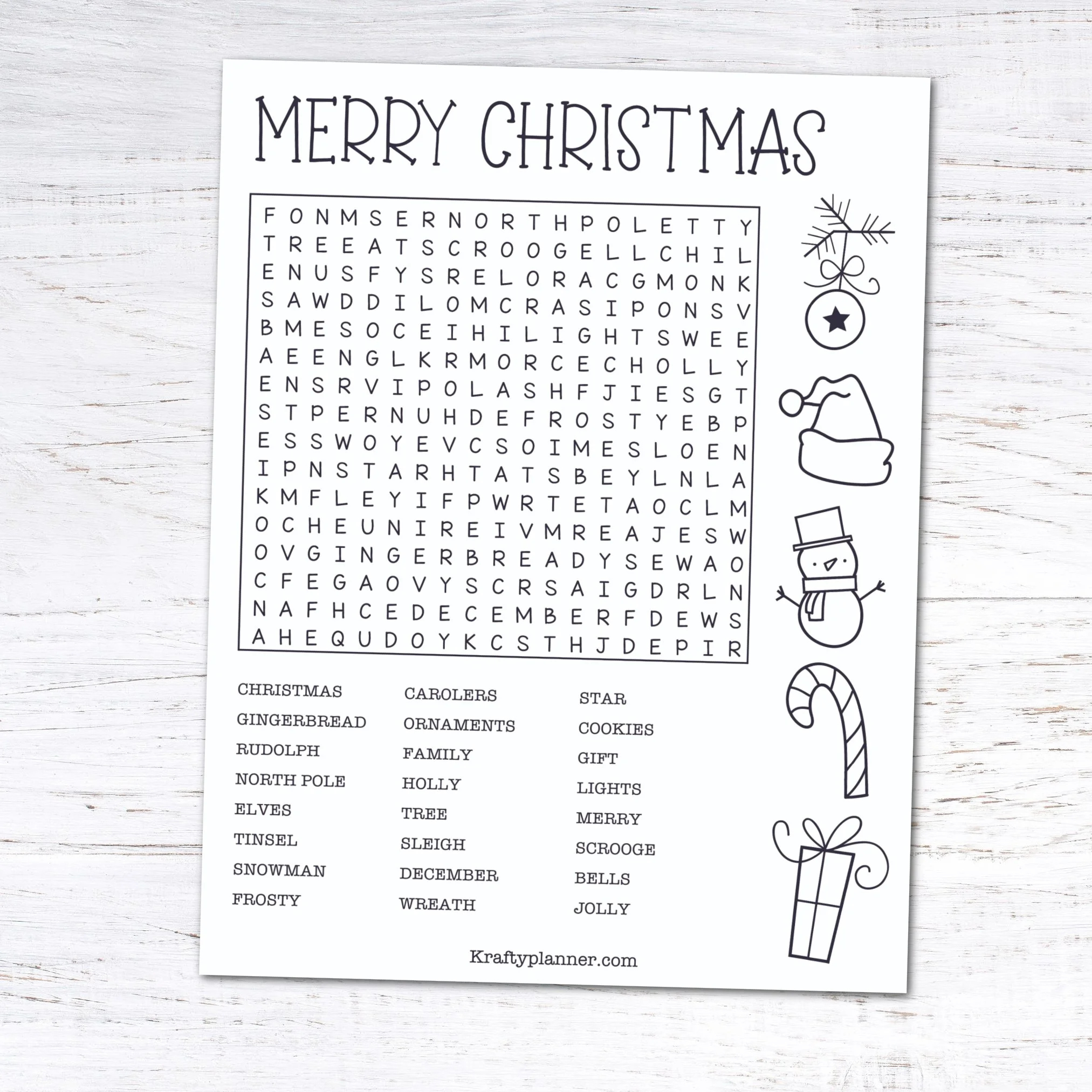 Day 9: Christmas Word Search {12 Days Of Free Christmas Printables with regard to Christmas Word Search Free Printable